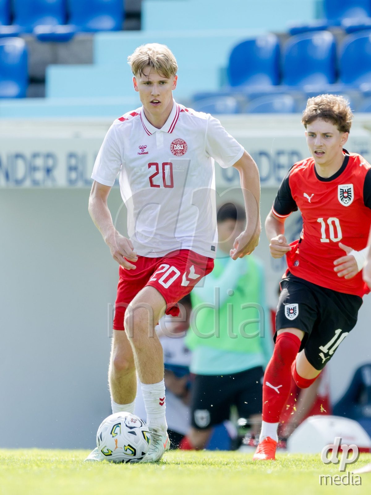 VIZELA, PORTUGAL - SEPTEMBER 30: Magnus Rasmussen of Denmark U19 during the International Friendly match between Denmark U19 and Austria U19 at Estadio FC Vizela on September 30, 2026 in Vizela, Portugal