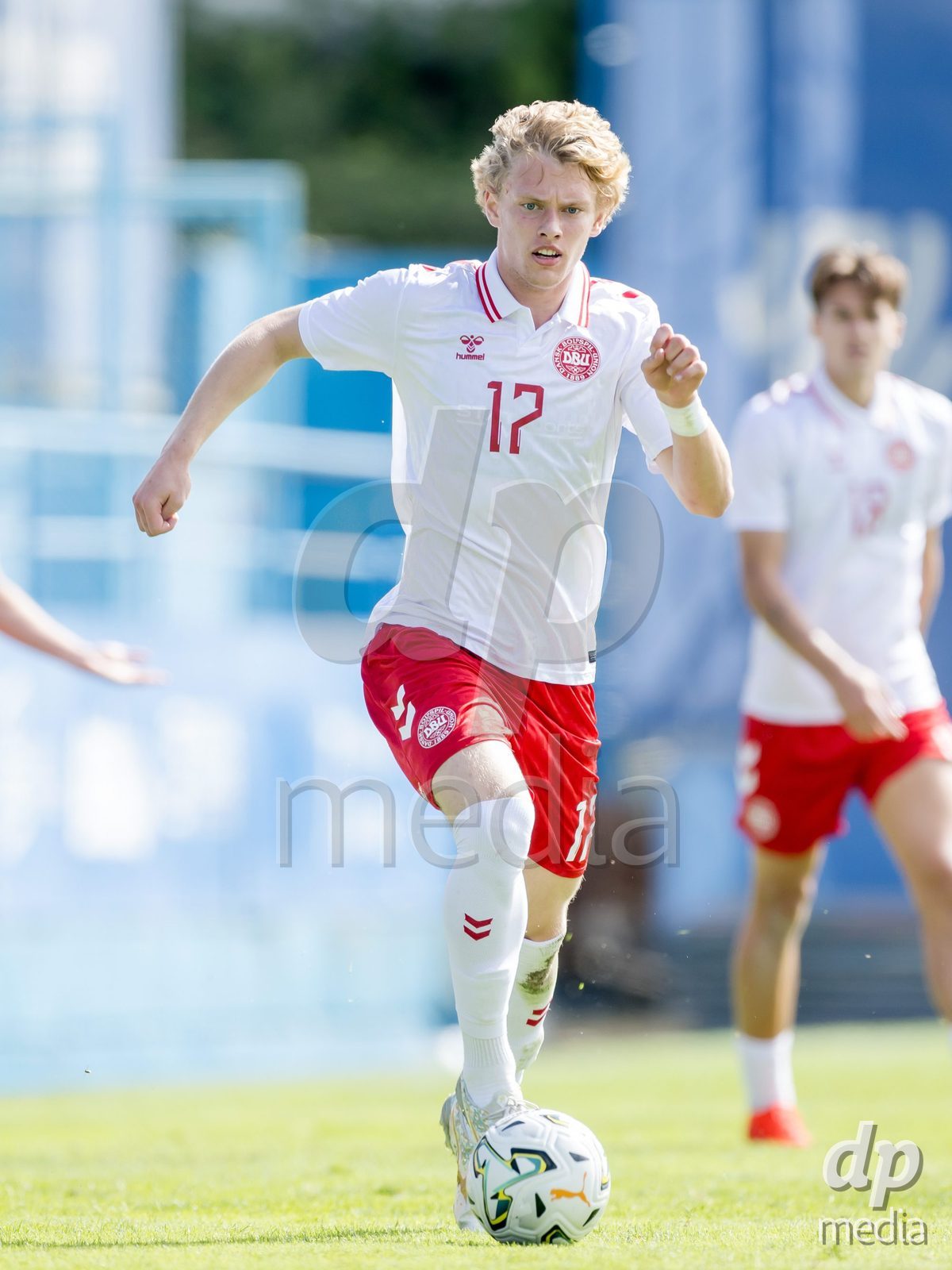 VIZELA, PORTUGAL - SEPTEMBER 30: William Thomsen of Denmark U19 during the International Friendly match between Denmark U19 and Austria U19 at Estadio FC Vizela on September 30, 2026 in Vizela, Portugal
