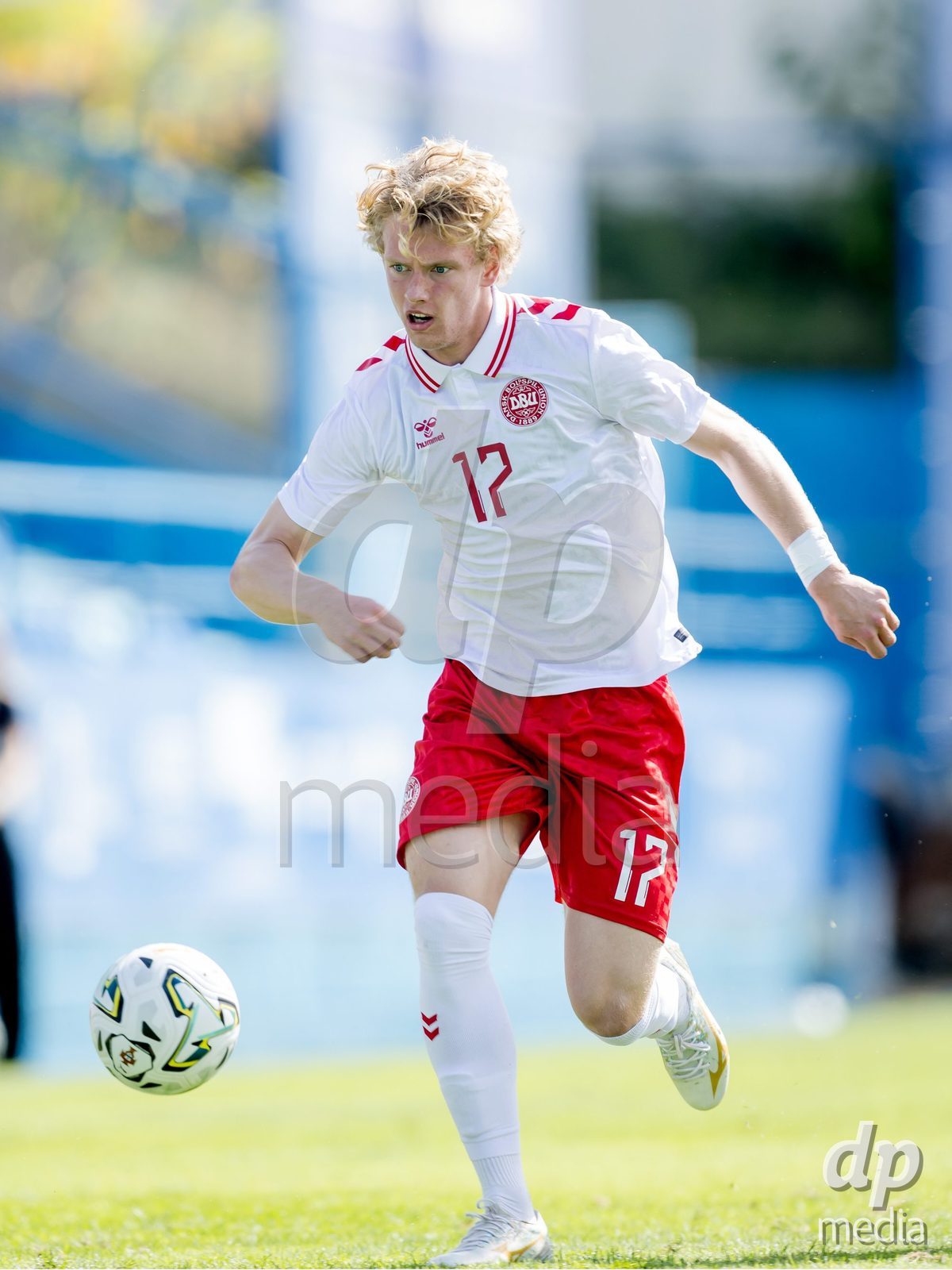 VIZELA, PORTUGAL - SEPTEMBER 30: William Thomsen of Denmark U19 during the International Friendly match between Denmark U19 and Austria U19 at Estadio FC Vizela on September 30, 2026 in Vizela, Portugal
