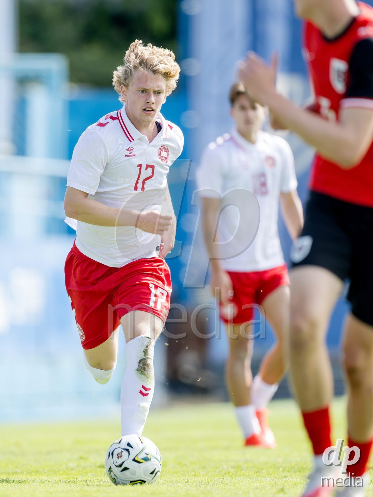 VIZELA, PORTUGAL - SEPTEMBER 30: William Thomsen of Denmark U19 during the International Friendly match between Denmark U19 and Austria U19 at Estadio FC Vizela on September 30, 2026 in Vizela, Portugal