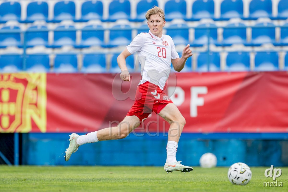 VIZELA, PORTUGAL - SEPTEMBER 30: Magnus Rasmussen of Denmark U19 during the International Friendly match between Denmark U19 and Austria U19 at Estadio FC Vizela on September 30, 2026 in Vizela, Portugal