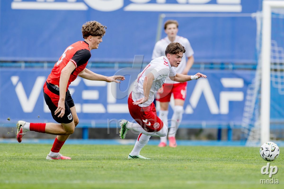 VIZELA, PORTUGAL - SEPTEMBER 30: Adam Fuglsang of Denmark U19 during the International Friendly match between Denmark U19 and Austria U19 at Estadio FC Vizela on September 30, 2026 in Vizela, Portugal