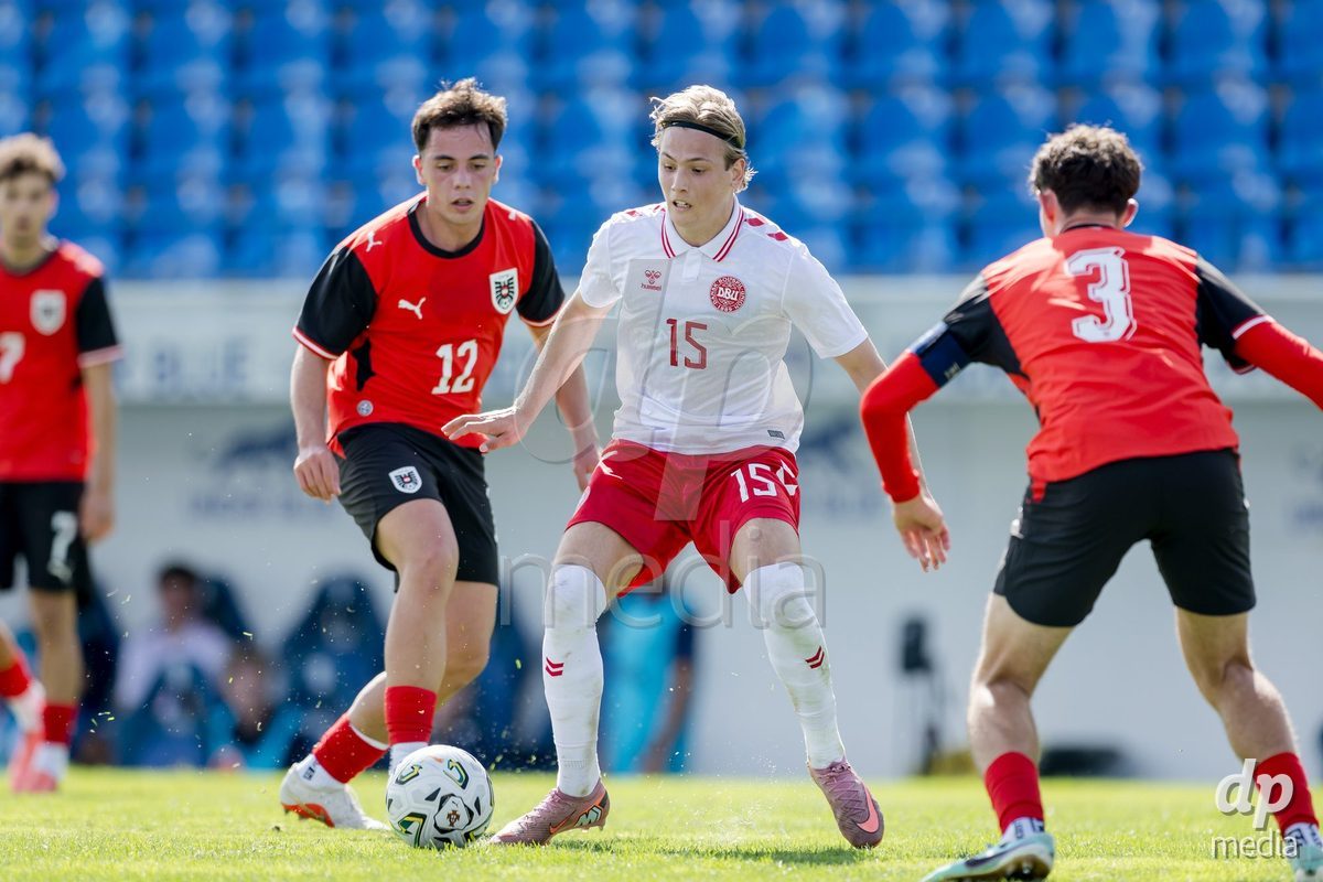 VIZELA, PORTUGAL - SEPTEMBER 30: Philip Keller of Denmark U19 during the International Friendly match between Denmark U19 and Austria U19 at Estadio FC Vizela on September 30, 2026 in Vizela, Portugal