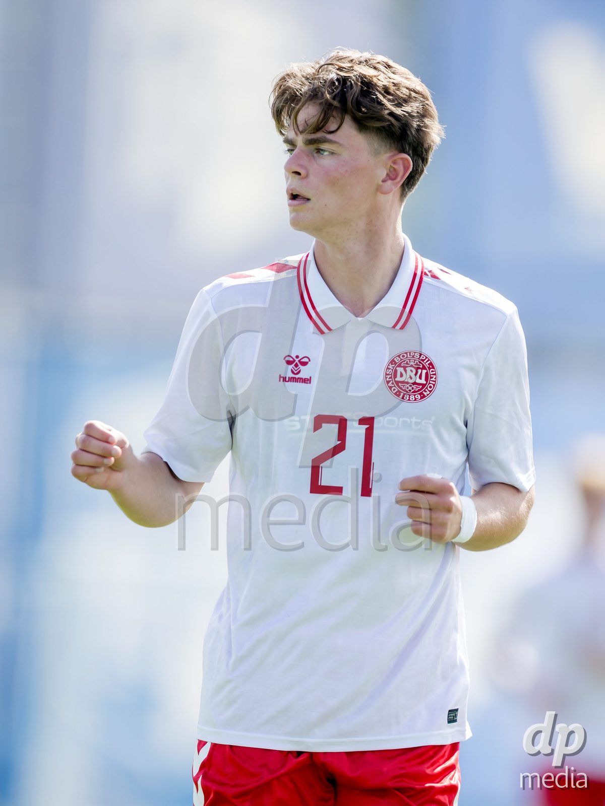 VIZELA, PORTUGAL - SEPTEMBER 30: Adam Fuglsang of Denmark U19 during the International Friendly match between Denmark U19 and Austria U19 at Estadio FC Vizela on September 30, 2026 in Vizela, Portugal