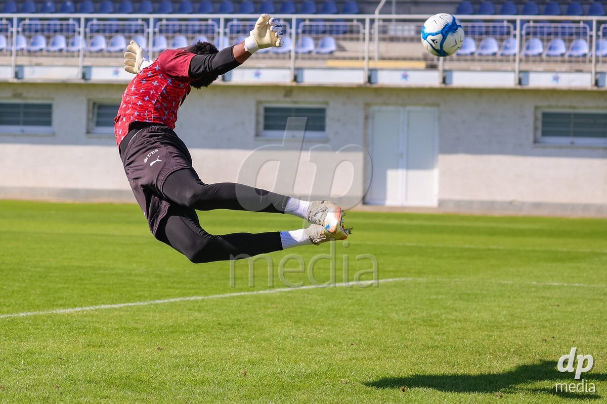 SENEC, SLOVAKIA - OCTOBER 1: of Switzerland team warm-up the International Friendly football match between Slovakia U19 and Switzerland U19 at NTC Senec on October on 1st October 2026 in Senec, Slovakia.