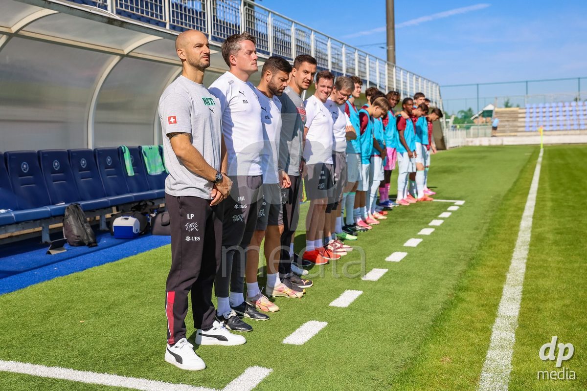 SENEC, SLOVAKIA - OCTOBER 1: of Switzerland team photo the International Friendly football match between Slovakia U19 and Switzerland U19 at NTC Senec on October on 1st October 2026 in Senec, Slovakia.