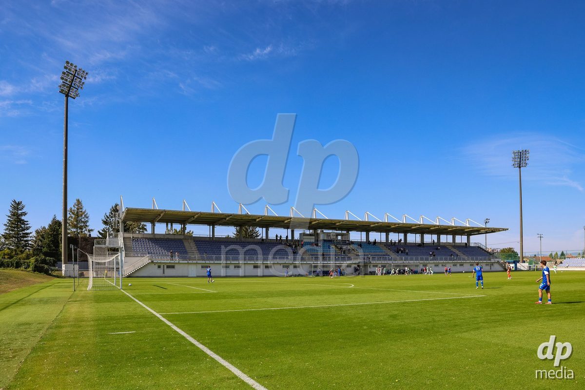 SENEC, SLOVAKIA - OCTOBER 1: Senec stadion the International Friendly football match between Slovakia U19 and Switzerland U19 at NTC Senec on October on 1st October 2026 in Senec, Slovakia.