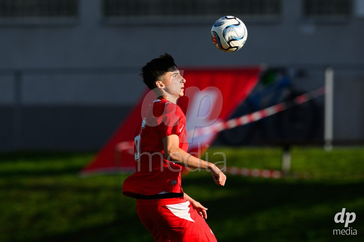 KOSMONSY, CZECH REPUBLIC - SEPTEMBER 30: Aldin Smajic of Switzerland during the International Friendly match between Switzerland U18 and Greece U18 on September 30, 2026 in Kosmonsy, Czech Republic.