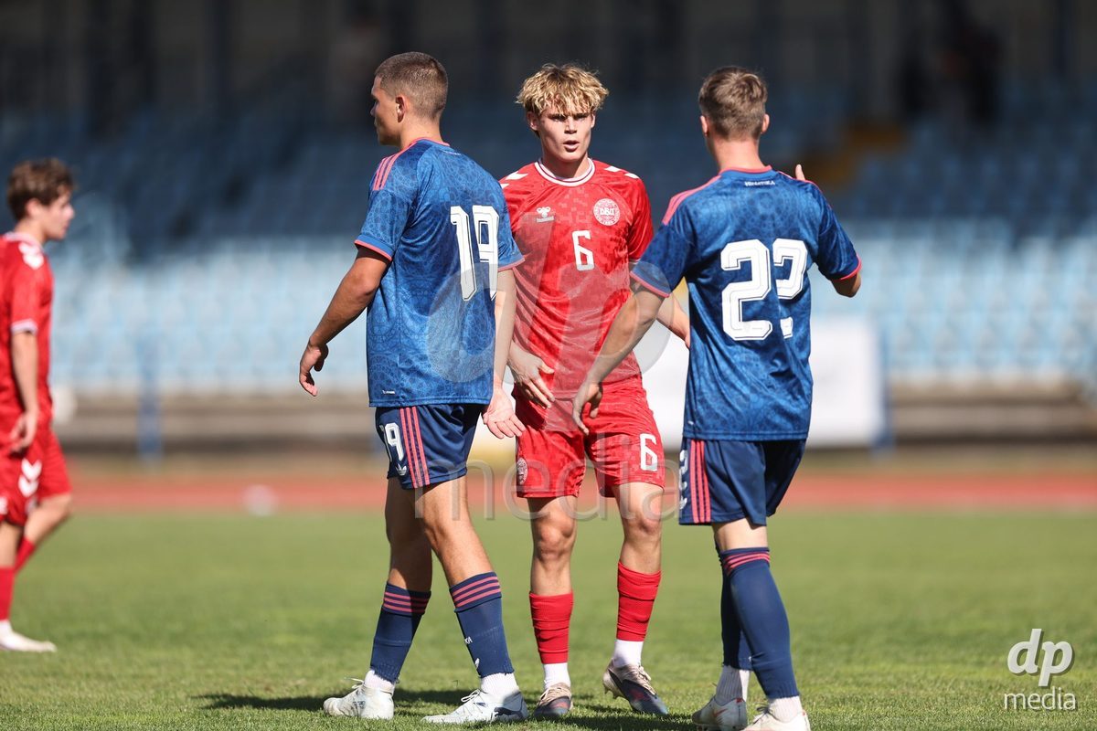 KARLOVAC, CROATIA - OCTOBER 2: Hector Lux during the International Friendly match between Denmark U18 and Croatia U18 at Branko Cavlovic-Cavlek Stadium on October 2, 2026 in Karlovac, Croatia. Photo: Slavko Midzor/Pixsell/DP Media
