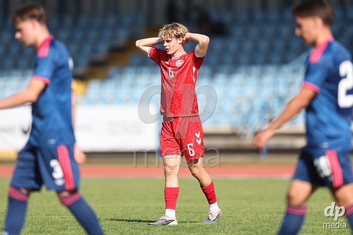 KARLOVAC, CROATIA - OCTOBER 2: Hector Lux during the International Friendly match between Denmark U18 and Croatia U18 at Branko Cavlovic-Cavlek Stadium on October 2, 2026 in Karlovac, Croatia. Photo: Slavko Midzor/Pixsell/DP Media