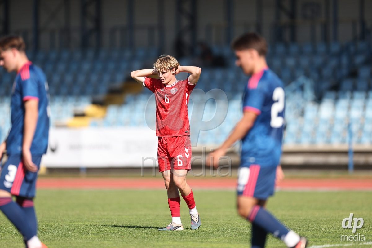 KARLOVAC, CROATIA - OCTOBER 2: Hector Lux during the International Friendly match between Denmark U18 and Croatia U18 at Branko Cavlovic-Cavlek Stadium on October 2, 2026 in Karlovac, Croatia. Photo: Slavko Midzor/Pixsell/DP Media