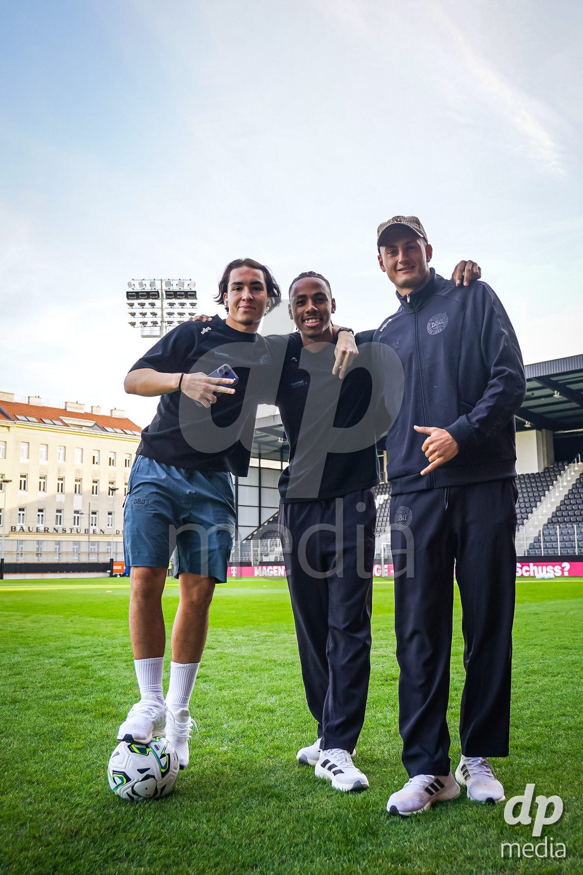 VIENNA, AUSTRIA - OCTOBER 2: UEFA European Qualifiers match between Austria U21 and Denmark U21 at Wiener Sport-Club Stadion on October 2, 2026 in Vienna, Austria.