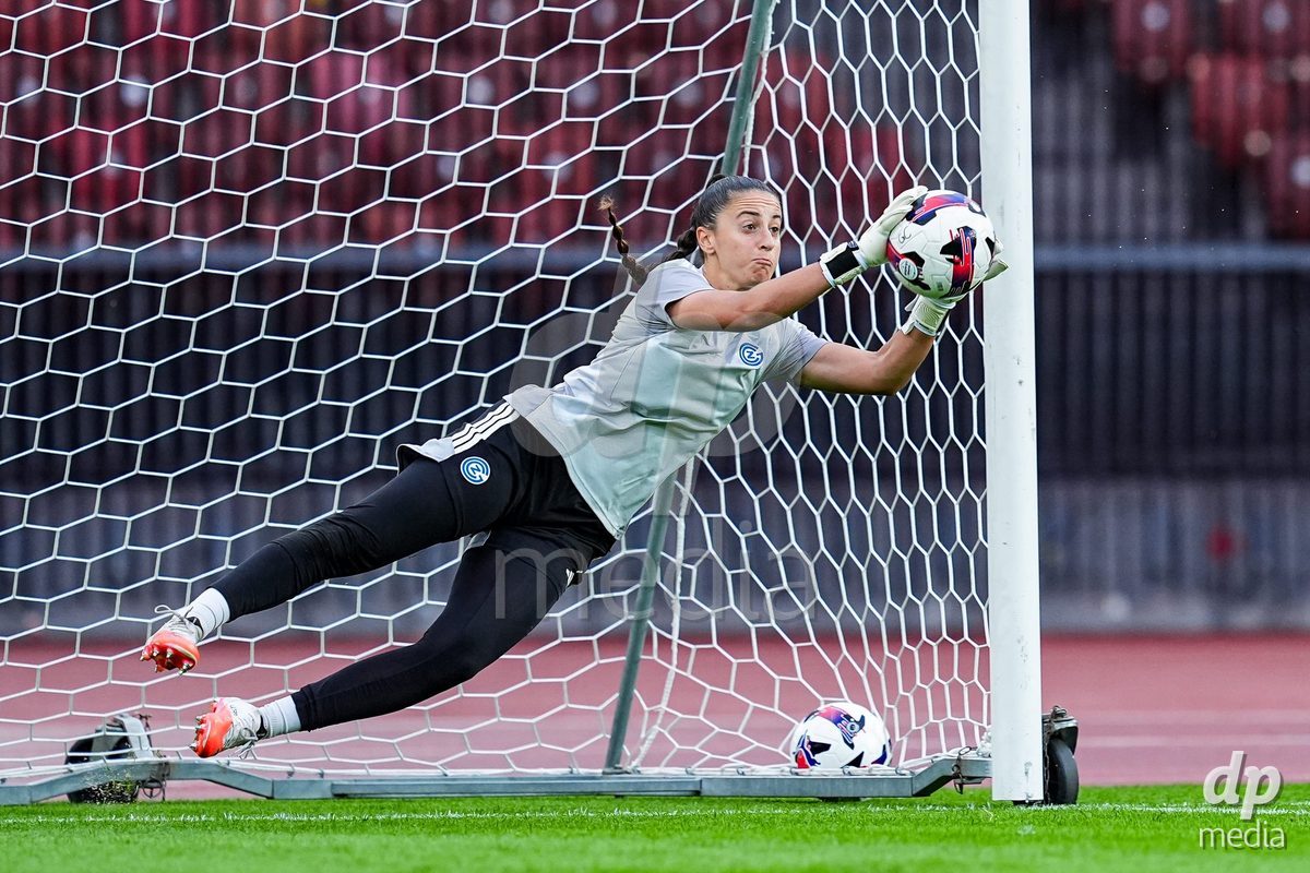 ZURICH, SWITZERLAND - OCTOBER 2: X during the AXA Women's Super League match between GC Frauenfussball and FC Zurich at Letzigrund on October 2, 2026 in Zurich, Switzerland.