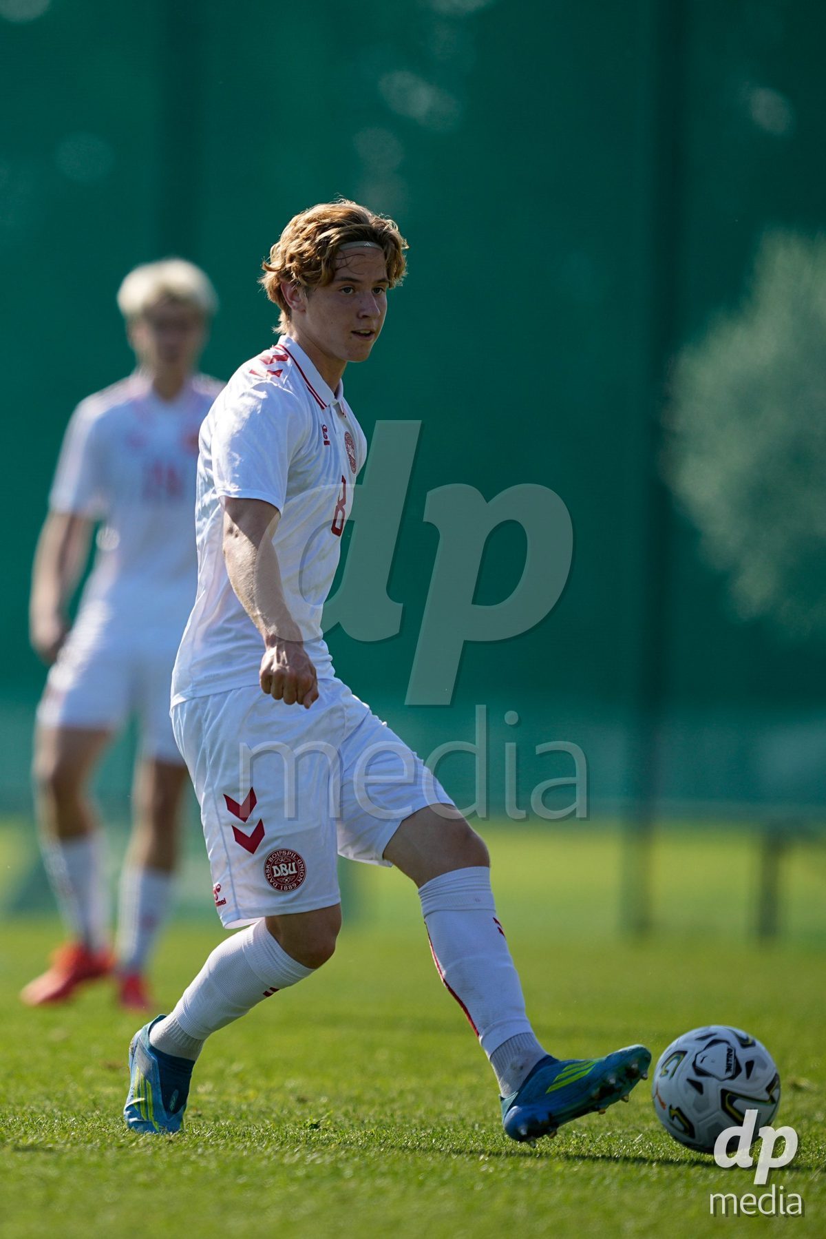 CANTAHEDE, PORTUGAL- OCTOBER 3: Silas Christensen of Denmark during the International Friendly match between Denmark U17 and Saudi Arabia U17 at Complexo Desportivo de Cantanhede on October 3, 2026 in Cantanhede, Portugal.