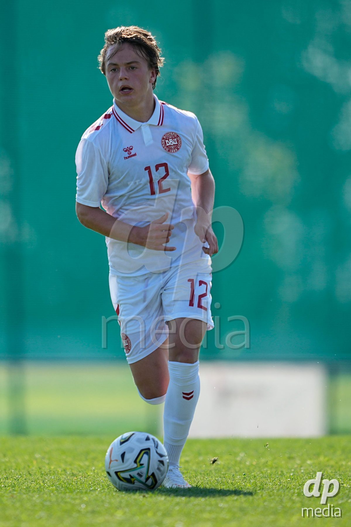 CANTAHEDE, PORTUGAL- OCTOBER 3: Adam Roesen of Denmark during the International Friendly match between Denmark U17 and Saudi Arabia U17 at Complexo Desportivo de Cantanhede on October 3, 2026 in Cantanhede, Portugal.