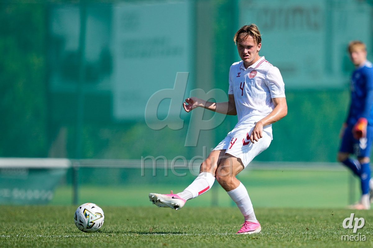 CANTAHEDE, PORTUGAL- OCTOBER 3: Marcus Ostergaard of Denmark during the International Friendly match between Denmark U17 and Saudi Arabia U17 at Complexo Desportivo de Cantanhede on October 3, 2026 in Cantanhede, Portugal.