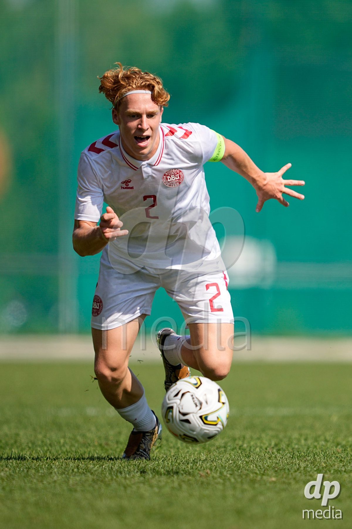 CANTAHEDE, PORTUGAL- OCTOBER 3: Karl Kotsis of Denmark during the International Friendly match between Denmark U17 and Saudi Arabia U17 at Complexo Desportivo de Cantanhede on October 3, 2026 in Cantanhede, Portugal.