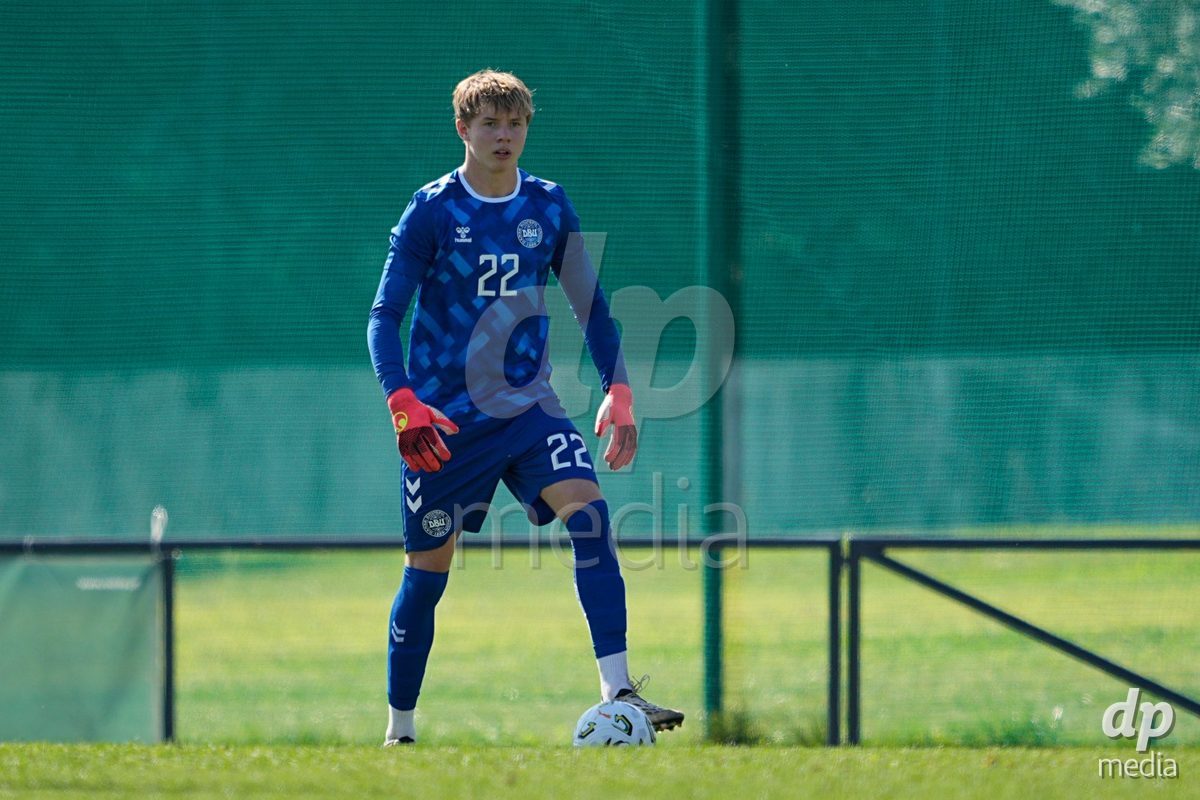 CANTAHEDE, PORTUGAL- OCTOBER 3: William Damgaard of Denmark during the International Friendly match between Denmark U17 and Saudi Arabia U17 at Complexo Desportivo de Cantanhede on October 3, 2026 in Cantanhede, Portugal.