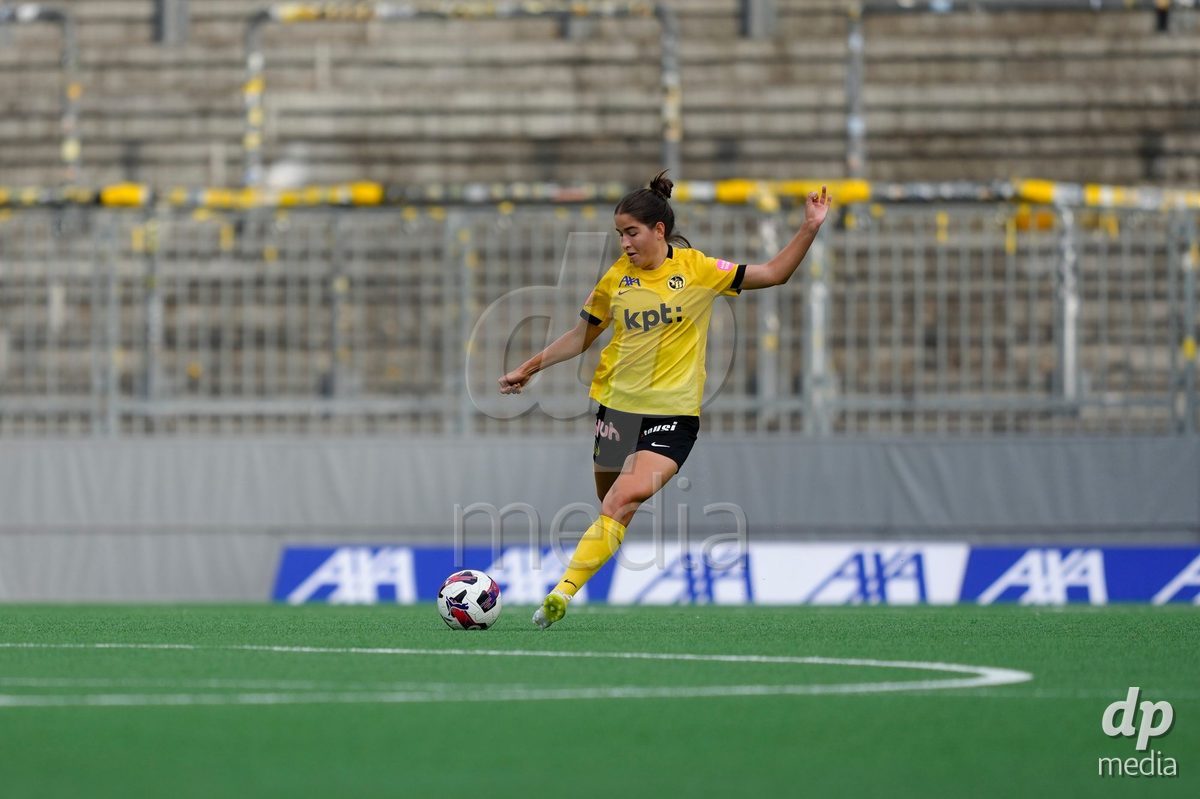 BERN, SWITZERLAND - OCTOBER 3: Giulia Schlup (19 YB Frauen) during the AXA Women's Super League match between BSC YB Frauen and FC Luzern at Wankdorf Stadion on October 3, 2026 in Bern, Switzerland.