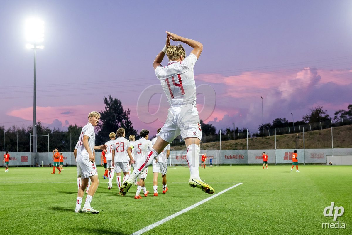 BRAGA, PORTUGAL - OCTOBER 03: during the International Friendly match between Denmark U19 and PORTUGAL U19 at Estadio Amelia Morais on October 03, 2026 in Braga, Portugal