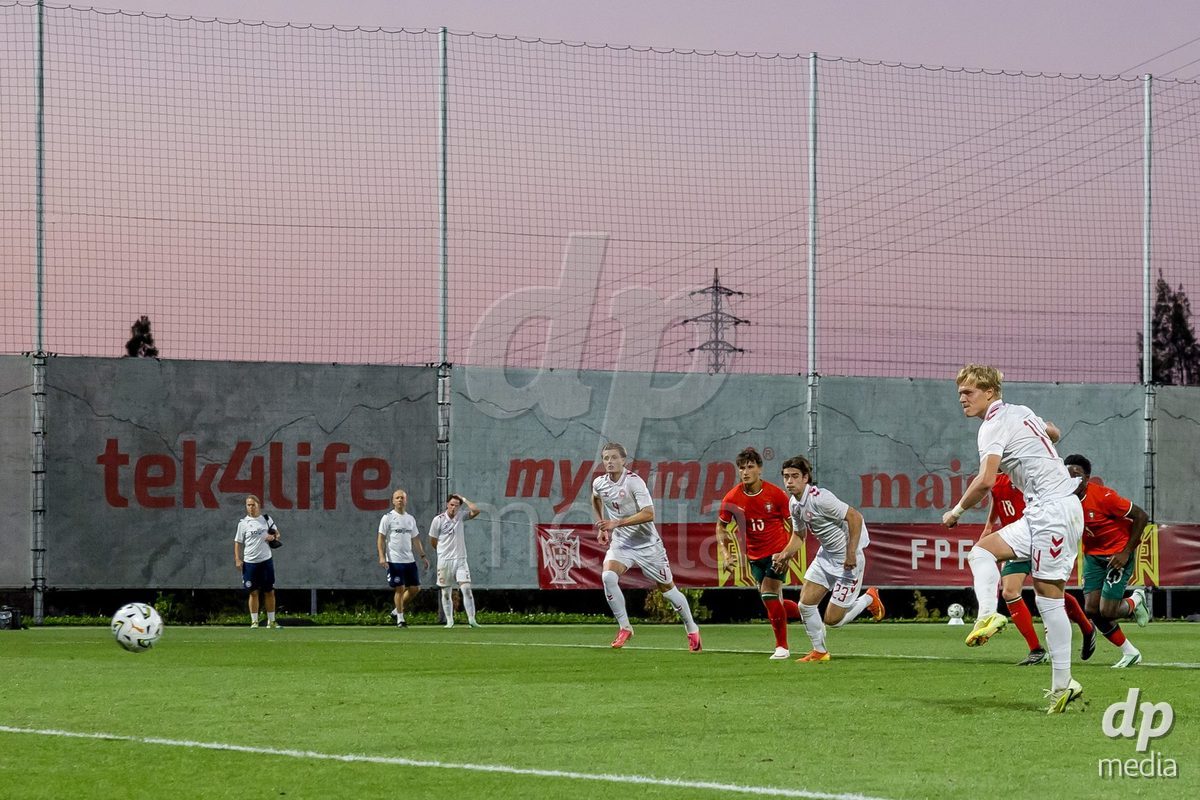 BRAGA, PORTUGAL - OCTOBER 03: during the International Friendly match between Denmark U19 and PORTUGAL U19 at Estadio Amelia Morais on October 03, 2026 in Braga, Portugal