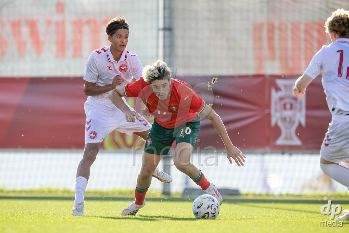 BRAGA, PORTUGAL - OCTOBER 03: during the International Friendly match between Denmark U19 and PORTUGAL U19 at Estadio Amelia Morais on October 03, 2026 in Braga, Portugal