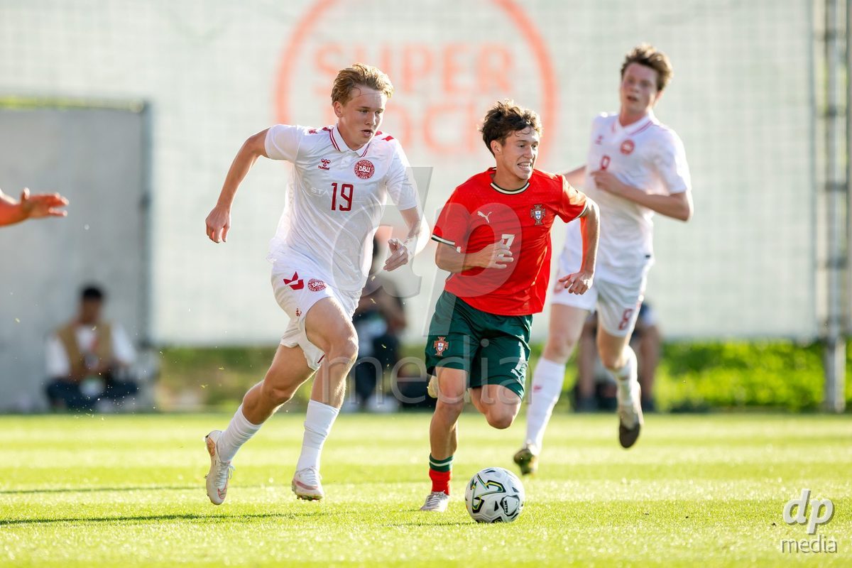 BRAGA, PORTUGAL - OCTOBER 03: during the International Friendly match between Denmark U19 and PORTUGAL U19 at Estadio Amelia Morais on October 03, 2026 in Braga, Portugal