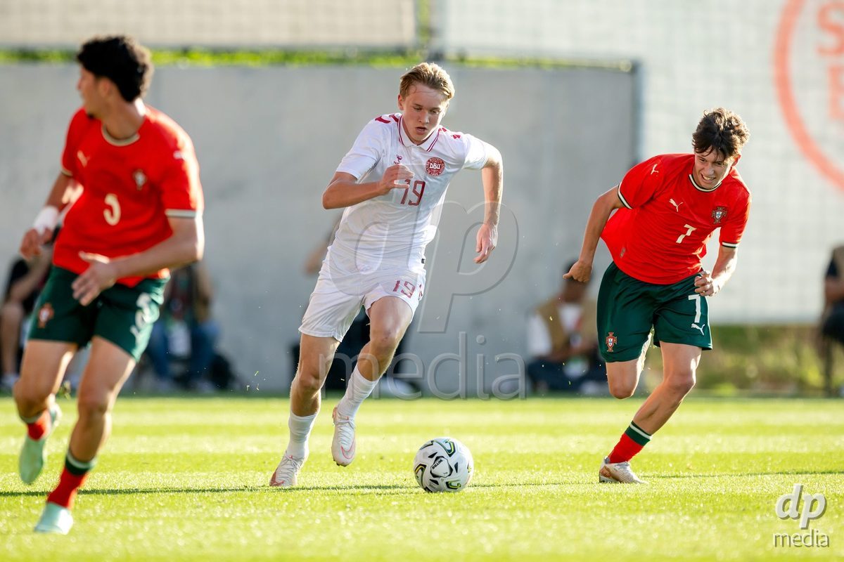 BRAGA, PORTUGAL - OCTOBER 03: during the International Friendly match between Denmark U19 and PORTUGAL U19 at Estadio Amelia Morais on October 03, 2026 in Braga, Portugal