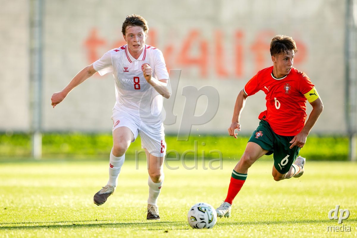 BRAGA, PORTUGAL - OCTOBER 03: during the International Friendly match between Denmark U19 and PORTUGAL U19 at Estadio Amelia Morais on October 03, 2026 in Braga, Portugal