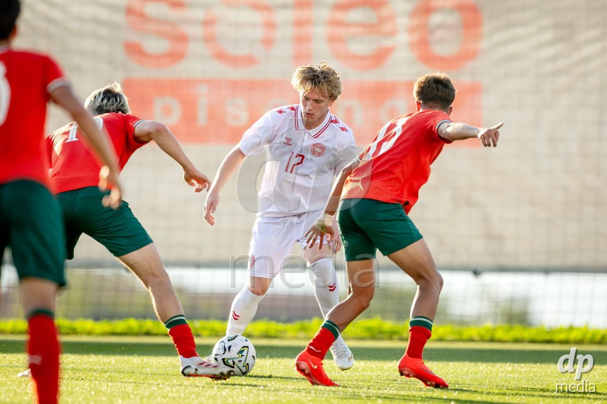 BRAGA, PORTUGAL - OCTOBER 03: during the International Friendly match between Denmark U19 and PORTUGAL U19 at Estadio Amelia Morais on October 03, 2026 in Braga, Portugal