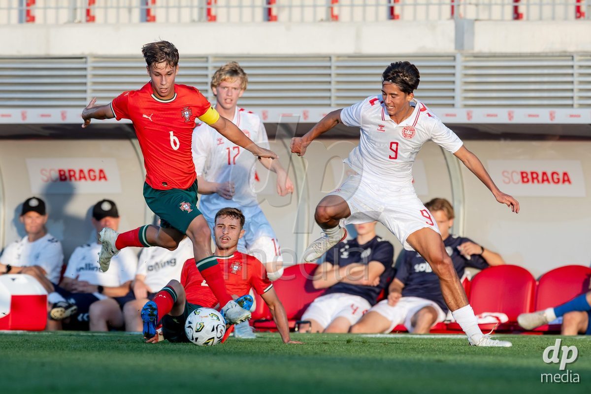 BRAGA, PORTUGAL - OCTOBER 03: during the International Friendly match between Denmark U19 and PORTUGAL U19 at Estadio Amelia Morais on October 03, 2026 in Braga, Portugal