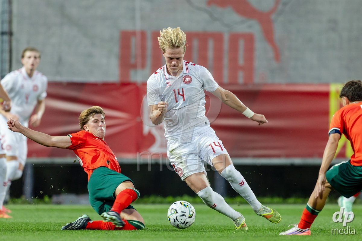 BRAGA, PORTUGAL - OCTOBER 03: during the International Friendly match between Denmark U19 and PORTUGAL U19 at Estadio Amelia Morais on October 03, 2026 in Braga, Portugal