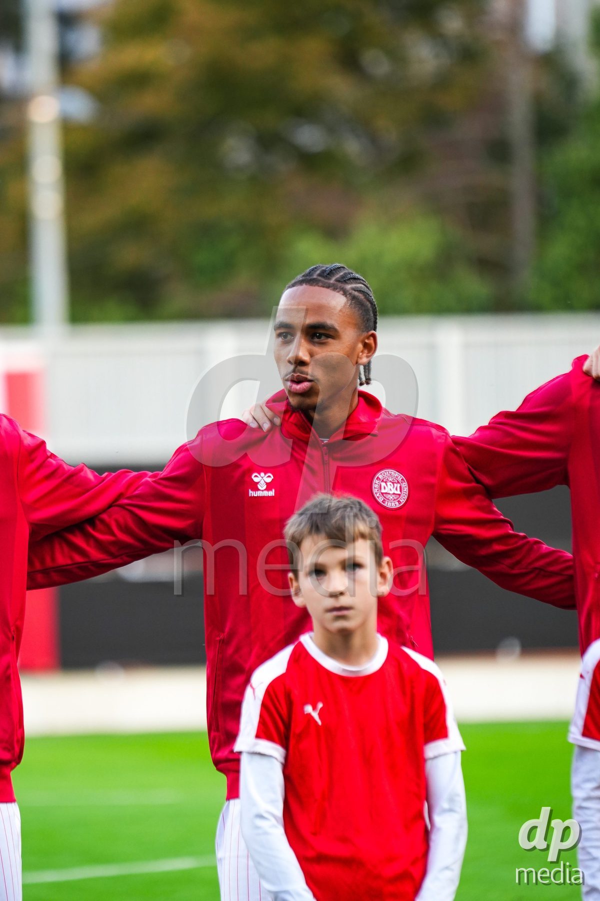 VIENNA, AUSTRIA - OCTOBER 2: Noah Nartey (Dänemark U21, 7) during the UEFA European Qualifiers match between Austria U21 and Denmark U21 at Wiener Sport-Club Stadion on October 2, 2026 in Vienna, Austria.