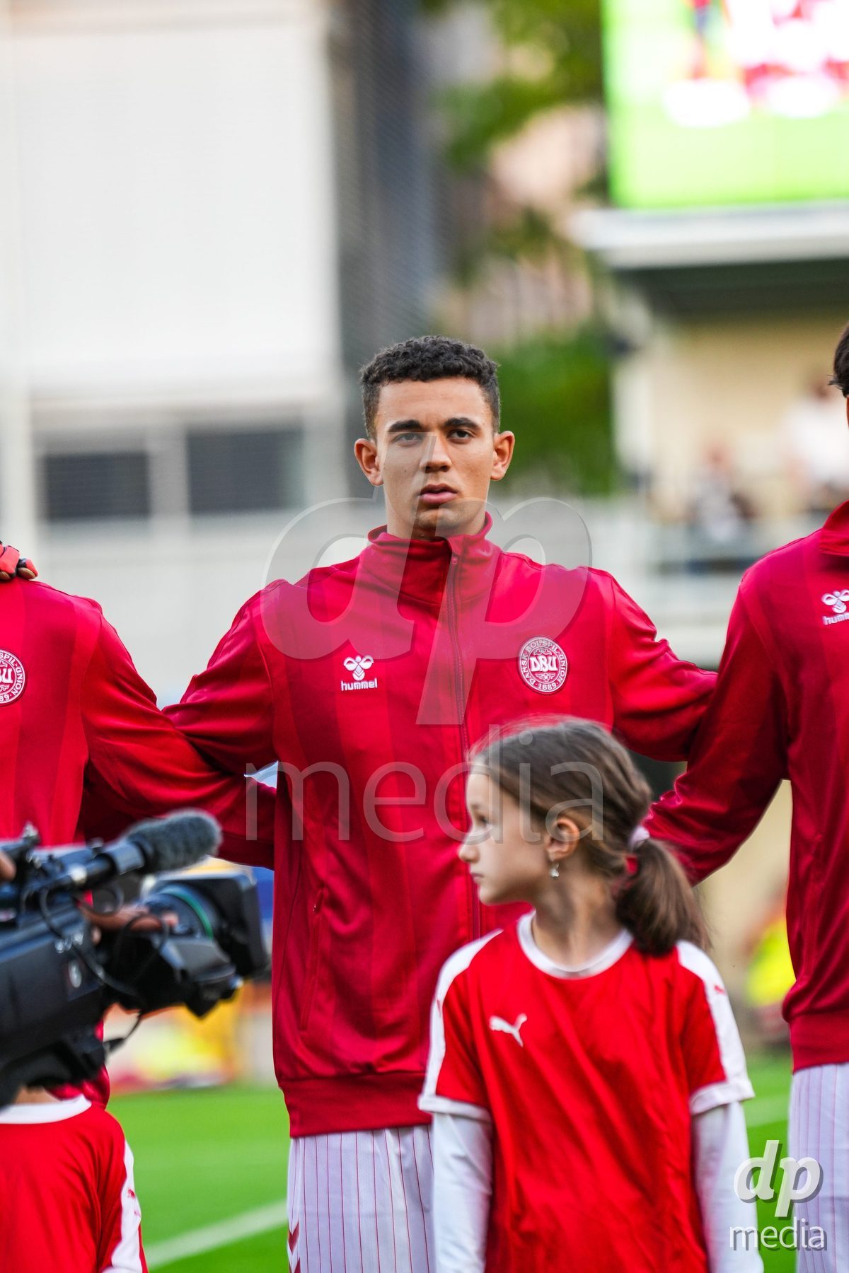 VIENNA, AUSTRIA - OCTOBER 2: Marcus Mccoy (Dänemark U21, 13) during the UEFA European Qualifiers match between Austria U21 and Denmark U21 at Wiener Sport-Club Stadion on October 2, 2026 in Vienna, Austria.