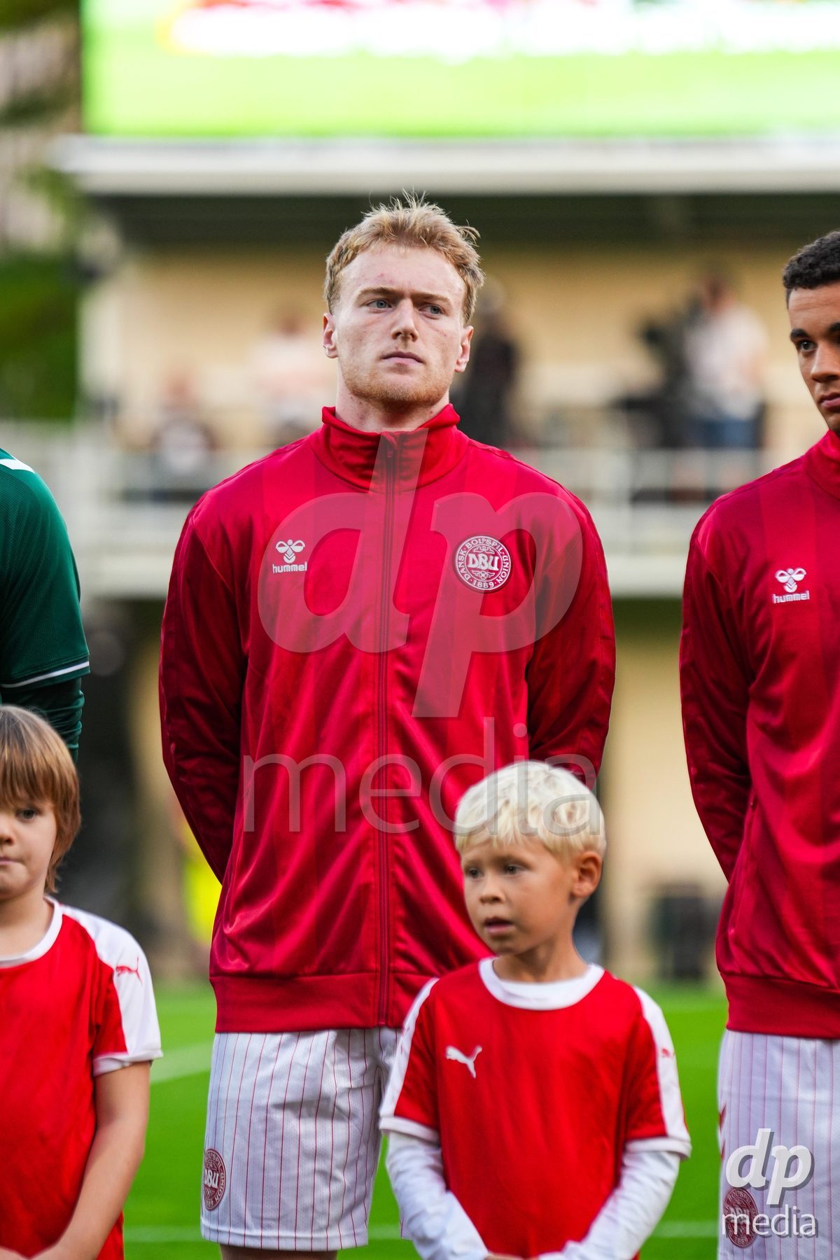 VIENNA, AUSTRIA - OCTOBER 2: Julius Berthel Askou Harvey (Dänemark U21, 23) during the UEFA European Qualifiers match between Austria U21 and Denmark U21 at Wiener Sport-Club Stadion on October 2, 2026 in Vienna, Austria.
