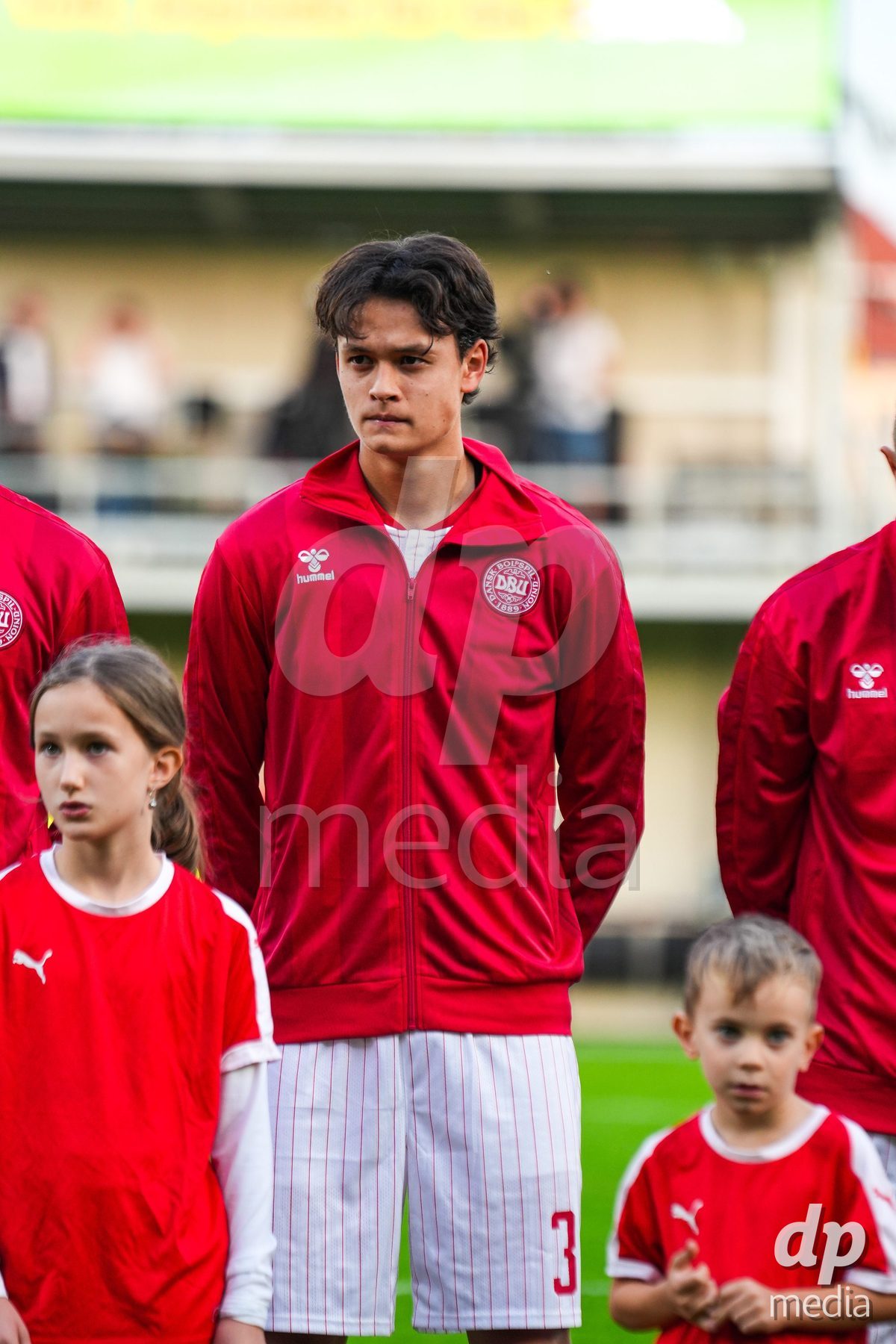 VIENNA, AUSTRIA - OCTOBER 2: Marcus Mccoy (Dänemark U21, 13) during the UEFA European Qualifiers match between Austria U21 and Denmark U21 at Wiener Sport-Club Stadion on October 2, 2026 in Vienna, Austria.