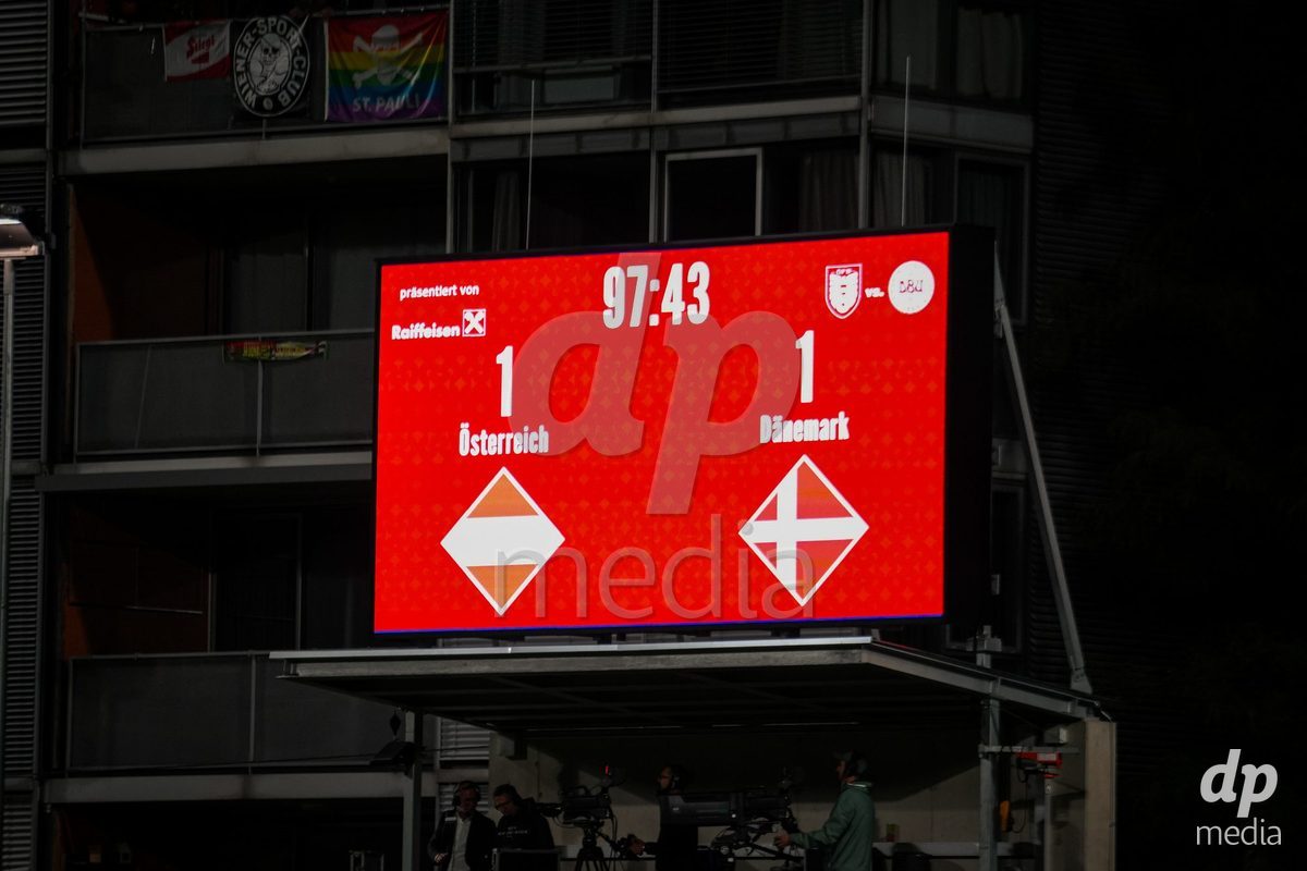 VIENNA, AUSTRIA - OCTOBER 2: UEFA European Qualifiers match between Austria U21 and Denmark U21 at Wiener Sport-Club Stadion on October 2, 2026 in Vienna, Austria.