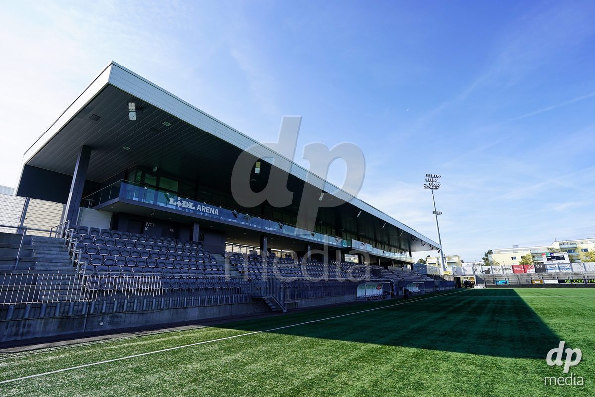 WIL, SWITZERLAND - OCTOBER 4: General view inside the venue prior to the AXA Women's Super League match between FC St. Gallen 1879 and Servette FC Chenois Feminin at Lidl Sportpark on October 4, 2026 in Wil, Switzerland.