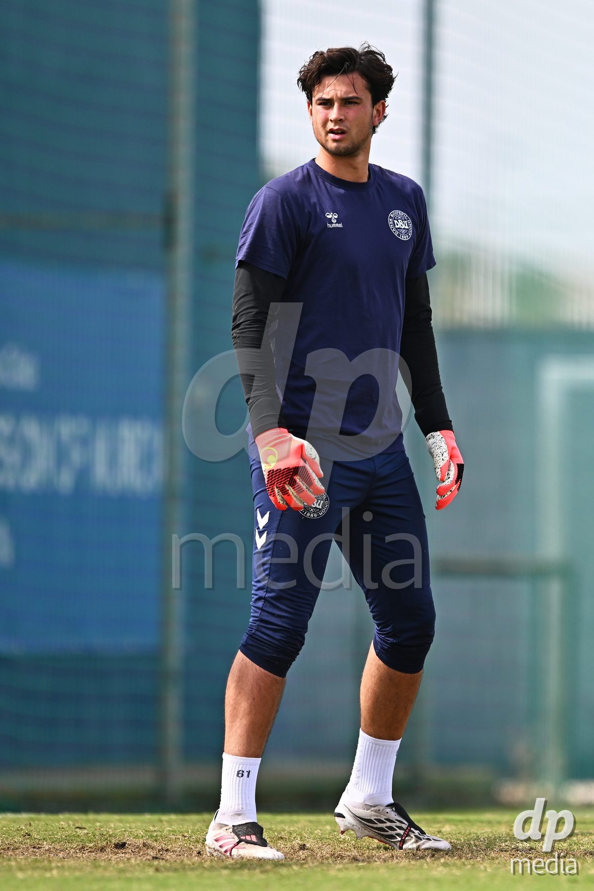 SAN PEDRO DEL PINATAR, SPAIN - OCTOBER 4: Oscar Buur Goalkeeper of Denmark during the International Friendly match between Denmark U20 and USA U20 at Pinatar Arena on October 4, 2026 in San Pedro del Pinatar, Spain.