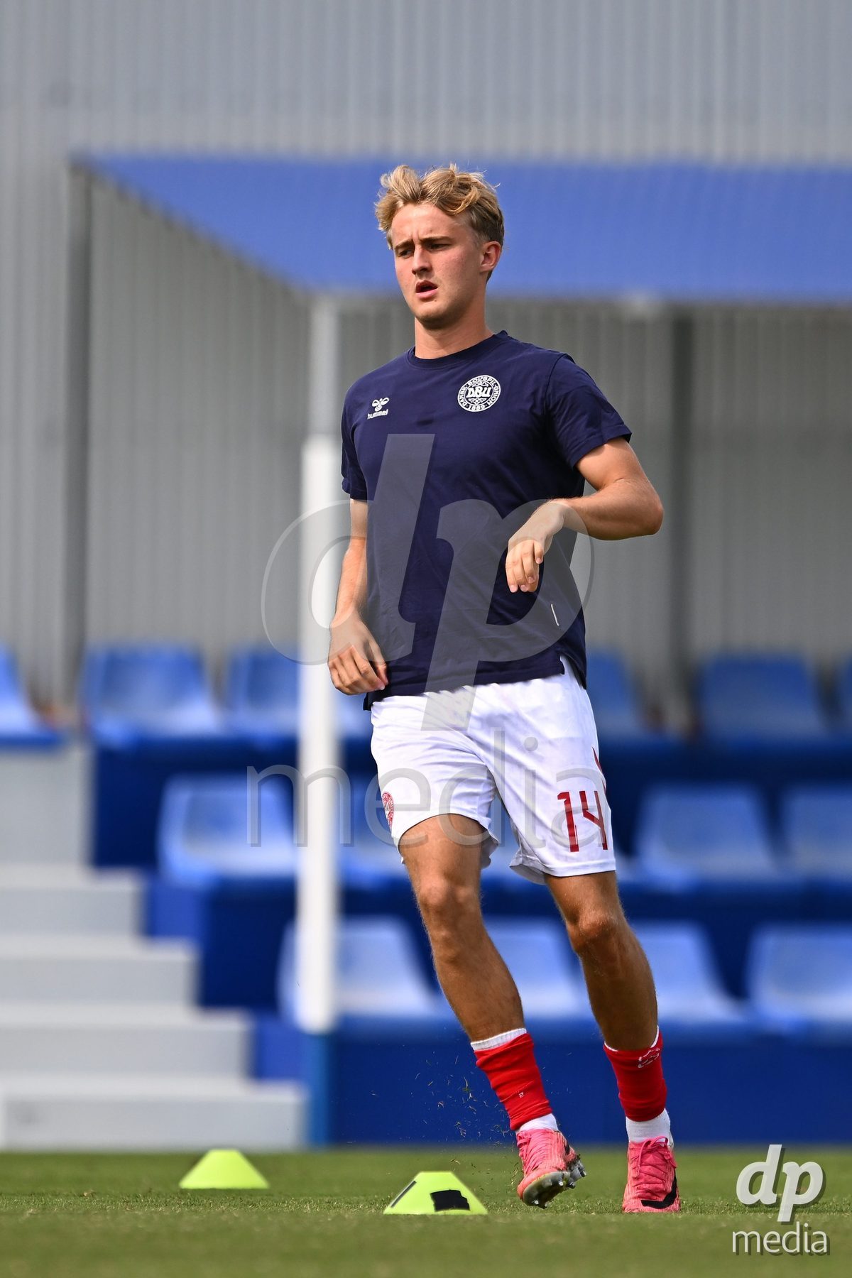 SAN PEDRO DEL PINATAR, SPAIN - OCTOBER 4: Philip Sondergaard of Denmark during the International Friendly match between Denmark U20 and USA U20 at Pinatar Arena on October 4, 2026 in San Pedro del Pinatar, Spain.