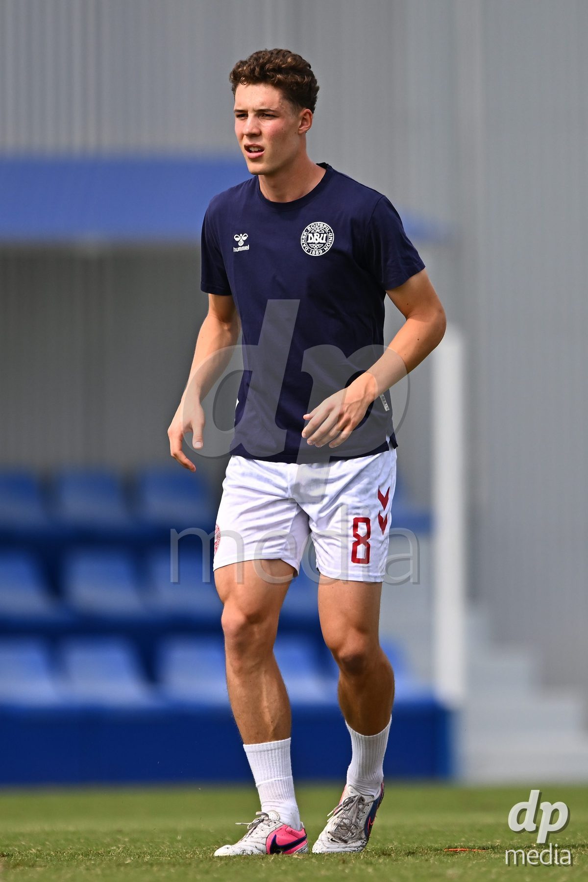SAN PEDRO DEL PINATAR, SPAIN - OCTOBER 4: Jonatan Lindekilde of Denmark during the International Friendly match between Denmark U20 and USA U20 at Pinatar Arena on October 4, 2026 in San Pedro del Pinatar, Spain.