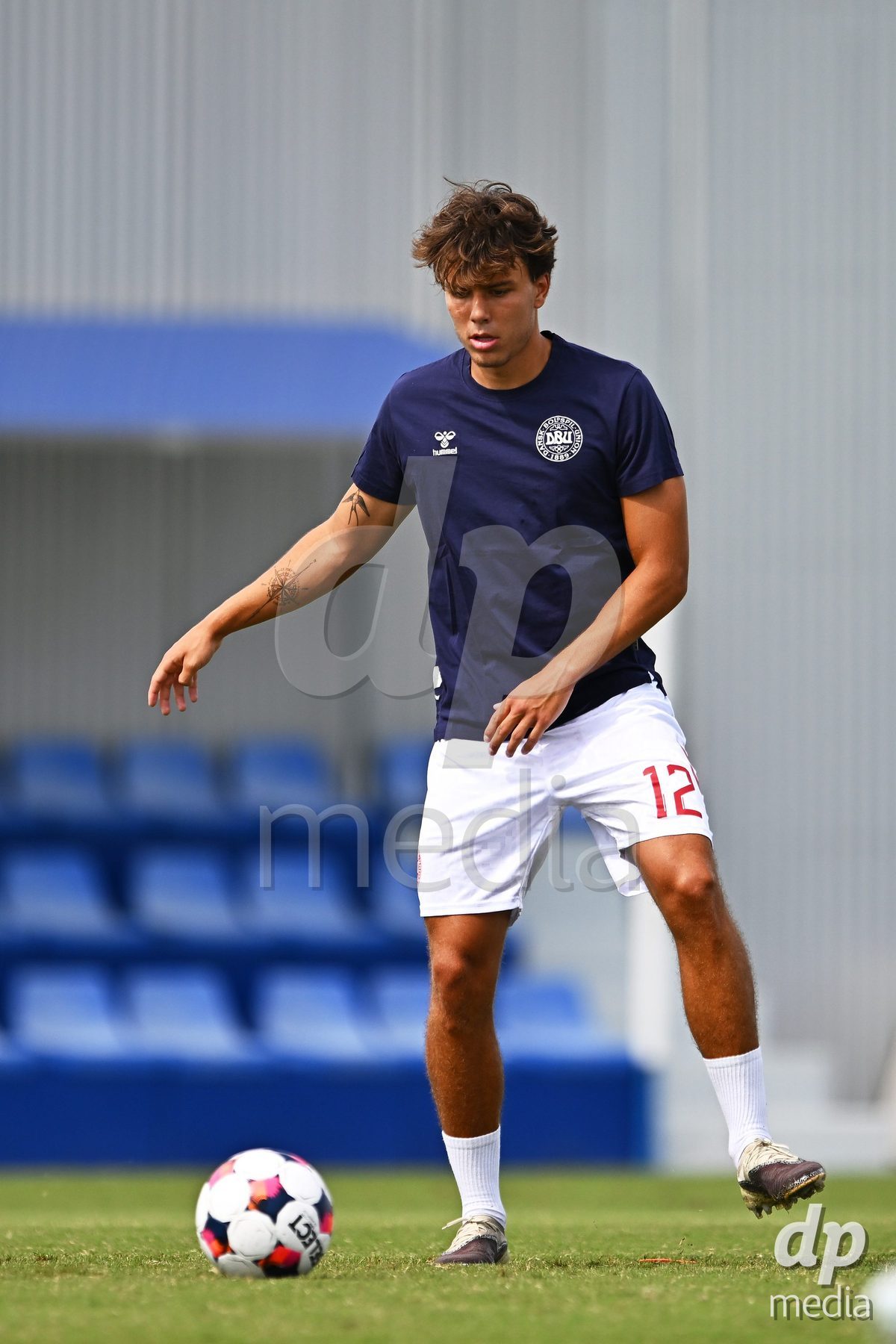 SAN PEDRO DEL PINATAR, SPAIN - OCTOBER 4: Luka Callo of Denmark during the International Friendly match between Denmark U20 and USA U20 at Pinatar Arena on October 4, 2026 in San Pedro del Pinatar, Spain.