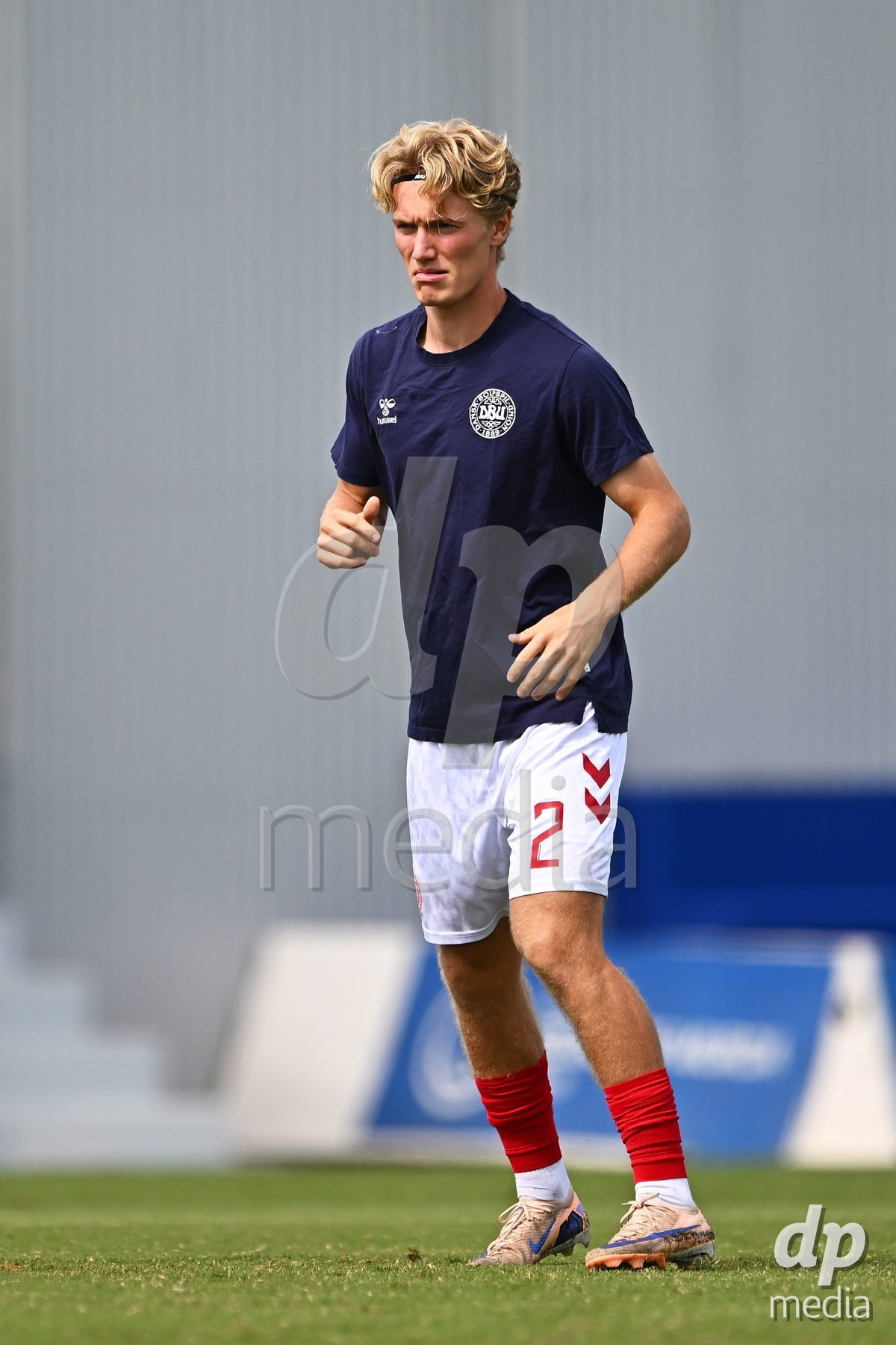 SAN PEDRO DEL PINATAR, SPAIN - OCTOBER 4: Victor Gustafsen of Denmark during the International Friendly match between Denmark U20 and USA U20 at Pinatar Arena on October 4, 2026 in San Pedro del Pinatar, Spain.