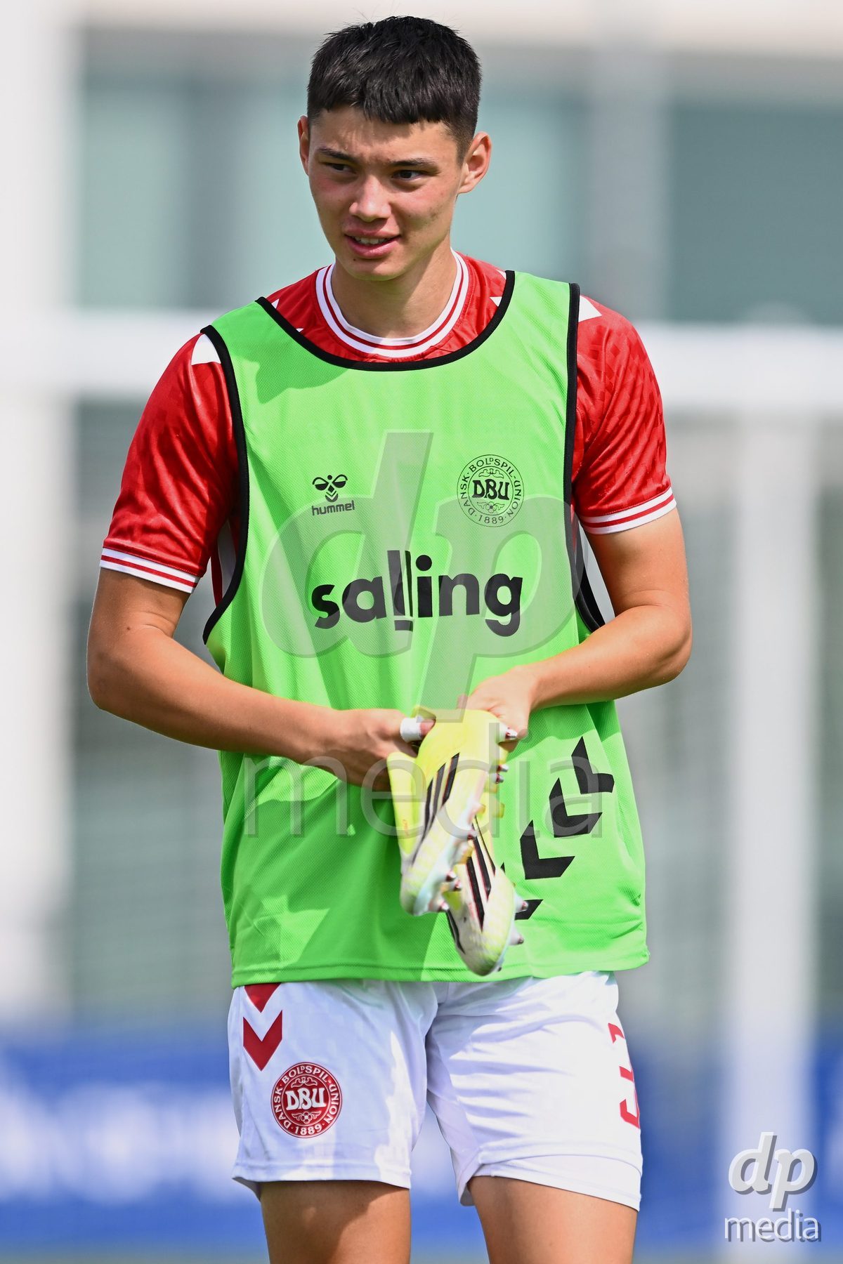 SAN PEDRO DEL PINATAR, SPAIN - OCTOBER 4: Tobias Slotsager of Denmark International Friendly match between Denmark U20 and USA U20 at Pinatar Arena on October 4, 2026 in San Pedro del Pinatar, Spain.