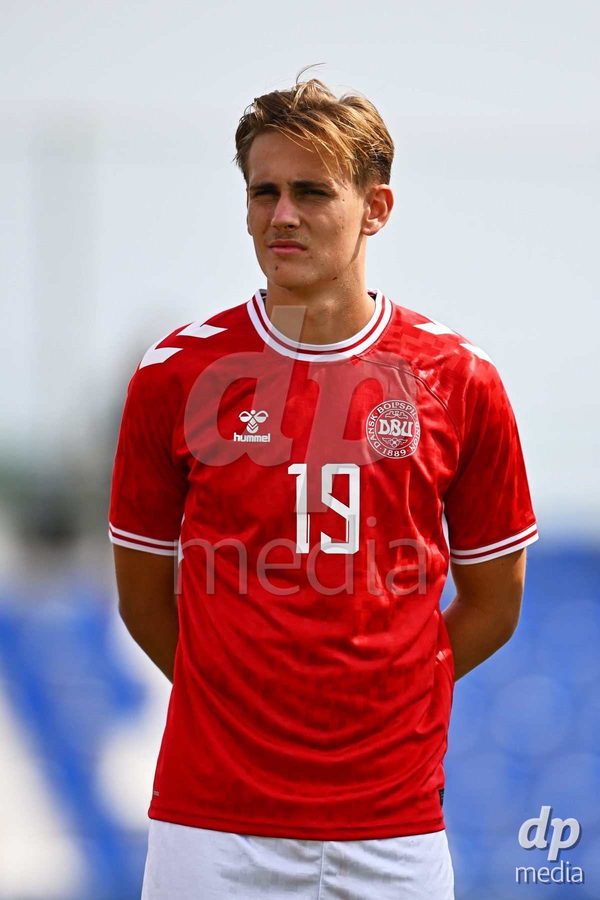 SAN PEDRO DEL PINATAR, SPAIN - OCTOBER 4: Hjalte Laerke of Denmark during the International Friendly match between Denmark U20 and USA U20 at Pinatar Arena on October 4, 2026 in San Pedro del Pinatar, Spain.