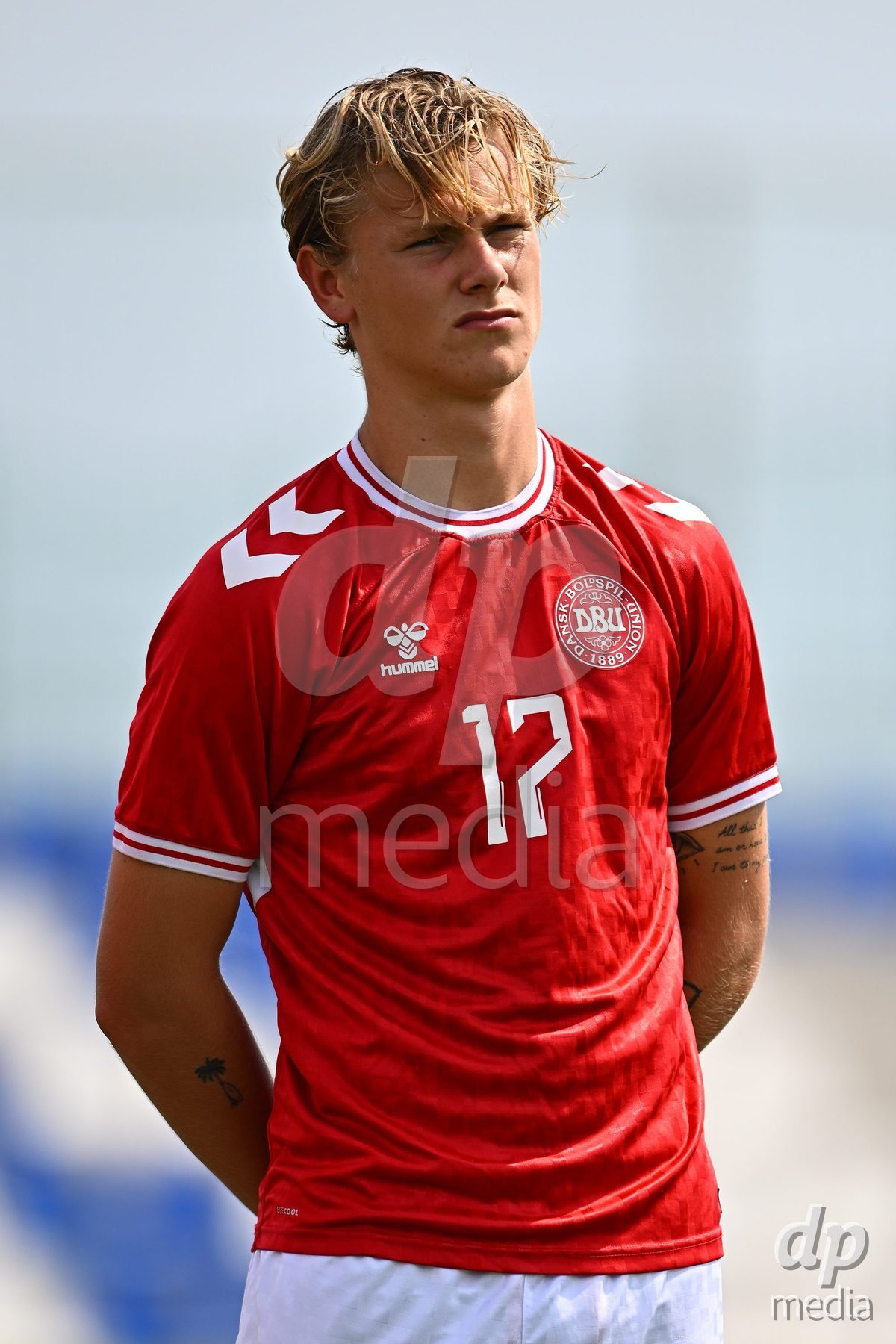 SAN PEDRO DEL PINATAR, SPAIN - OCTOBER 4: Viktor Bender of Denmark during the International Friendly match between Denmark U20 and USA U20 at Pinatar Arena on October 4, 2026 in San Pedro del Pinatar, Spain.