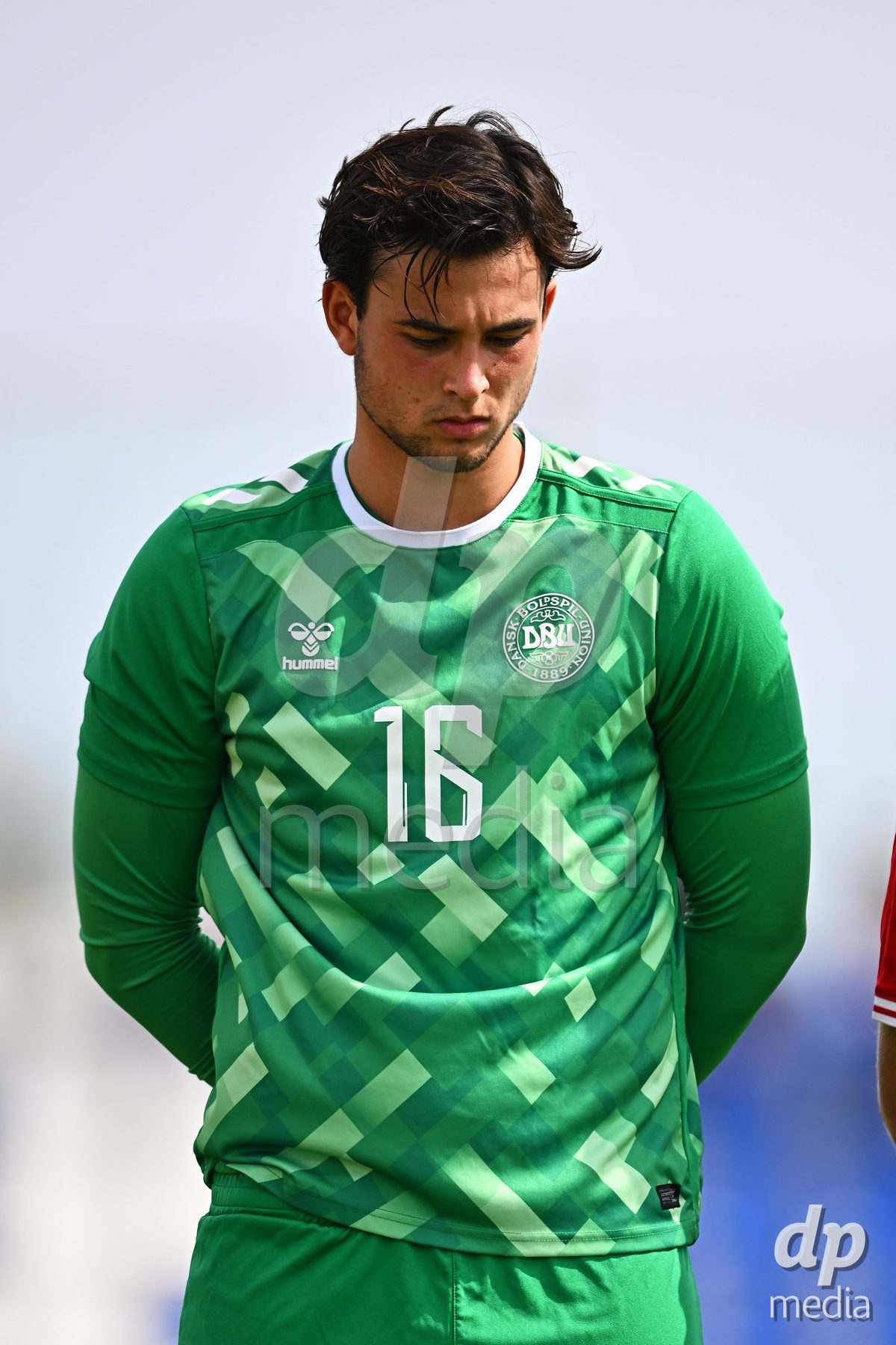 SAN PEDRO DEL PINATAR, SPAIN - OCTOBER 4: Oscar Buur Goalkeeper of Denmark during the International Friendly match between Denmark U20 and USA U20 at Pinatar Arena on October 4, 2026 in San Pedro del Pinatar, Spain.