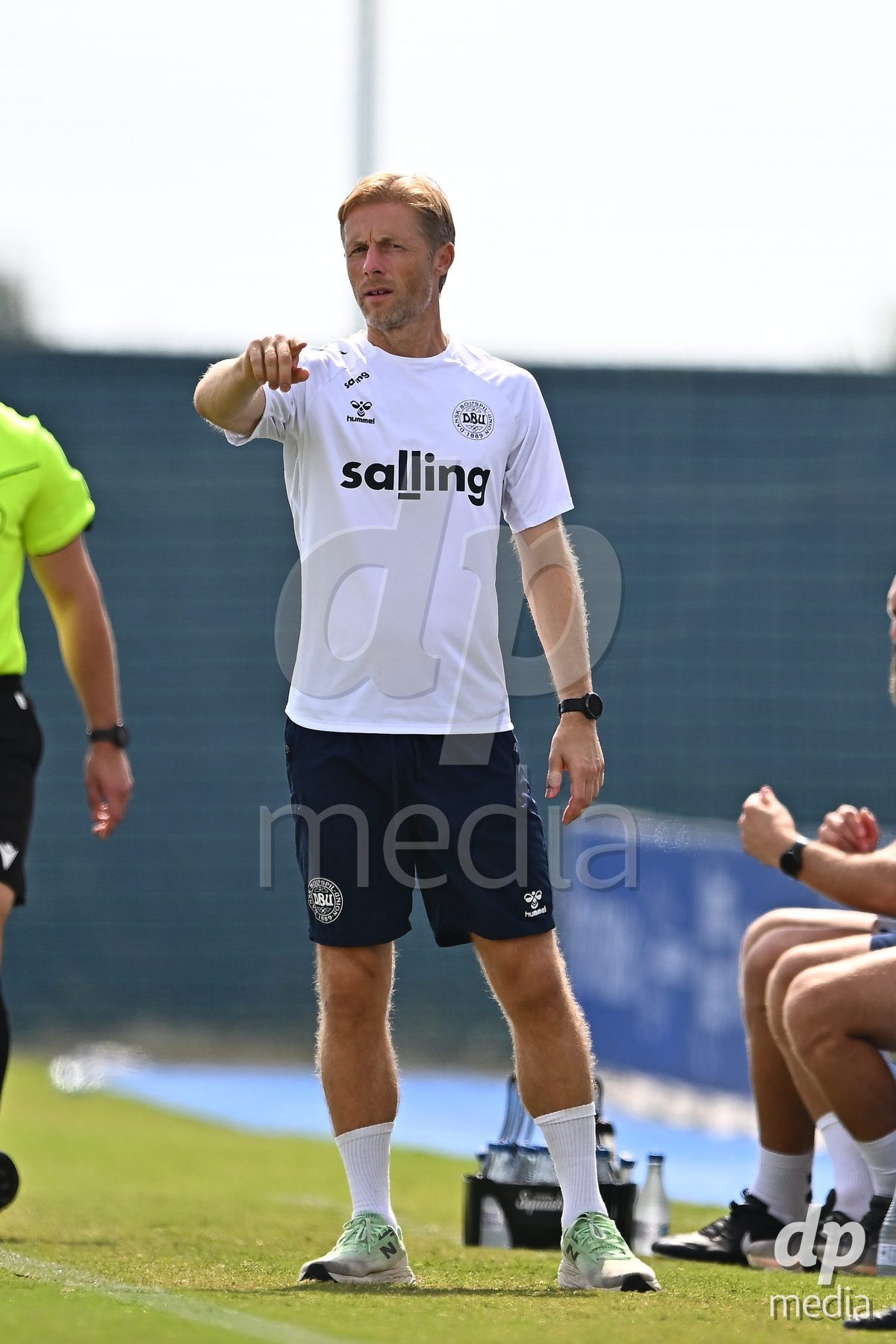 SAN PEDRO DEL PINATAR, SPAIN - OCTOBER 4: Henrik Hansen Head Coach of Denmark during the International Friendly match between Denmark U20 and USA U20 at Pinatar Arena on October 4, 2026 in San Pedro del Pinatar, Spain.