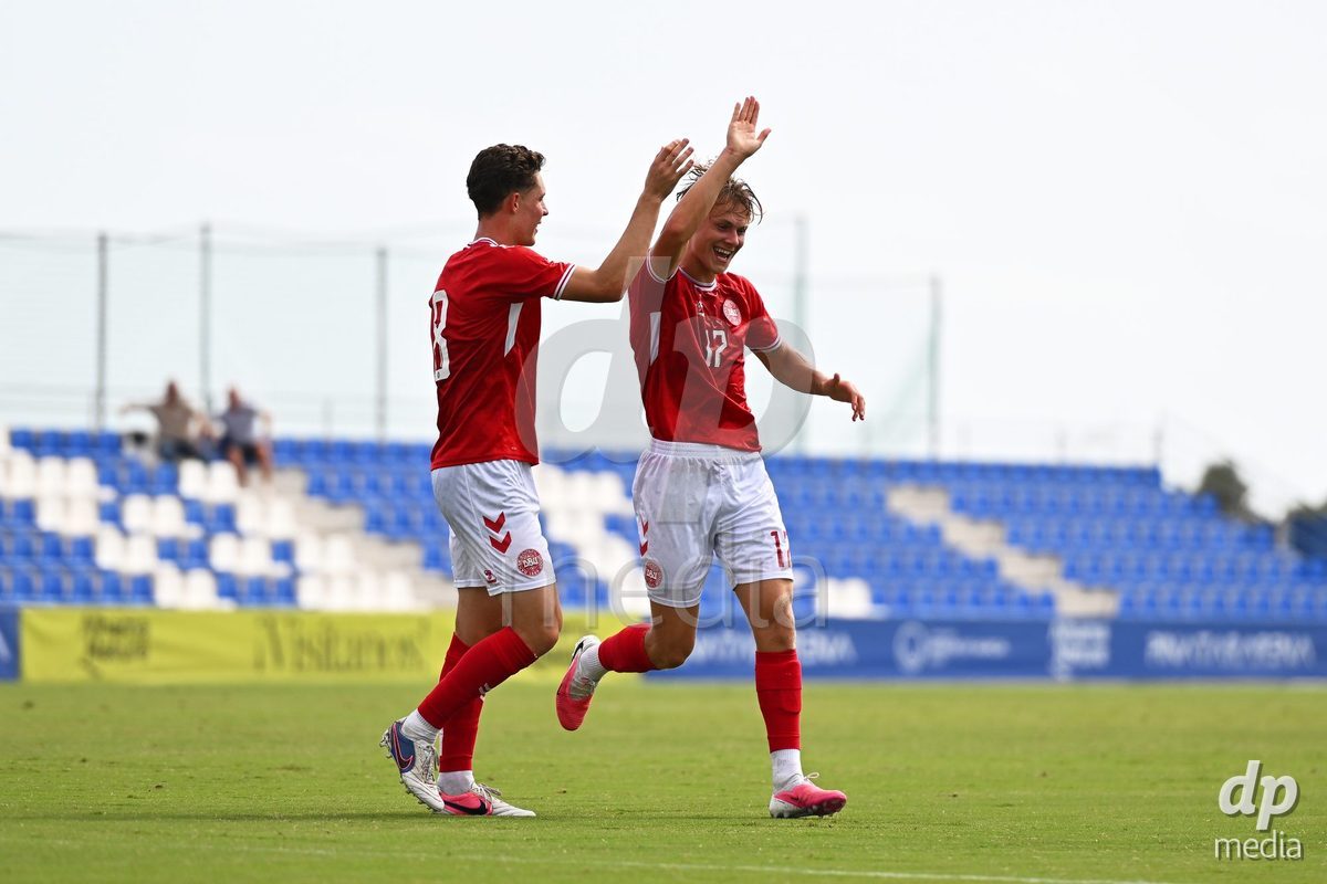 SAN PEDRO DEL PINATAR, SPAIN - OCTOBER 4: Viktor Bender of Denmark during the International Friendly match between Denmark U20 and USA U20 at Pinatar Arena on October 4, 2026 in San Pedro del Pinatar, Spain.