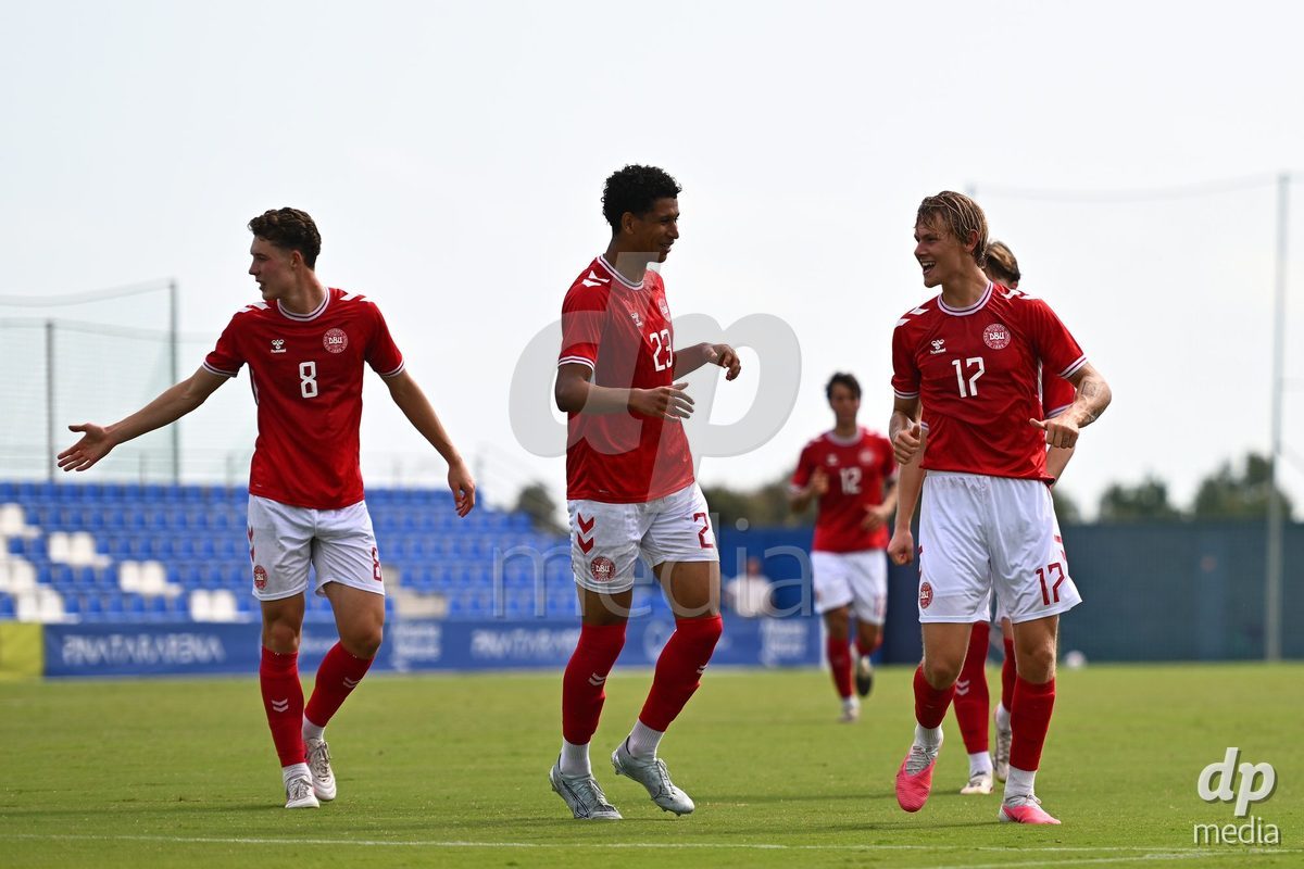 SAN PEDRO DEL PINATAR, SPAIN - OCTOBER 4: Viktor Bender of Denmark during the International Friendly match between Denmark U20 and USA U20 at Pinatar Arena on October 4, 2026 in San Pedro del Pinatar, Spain.